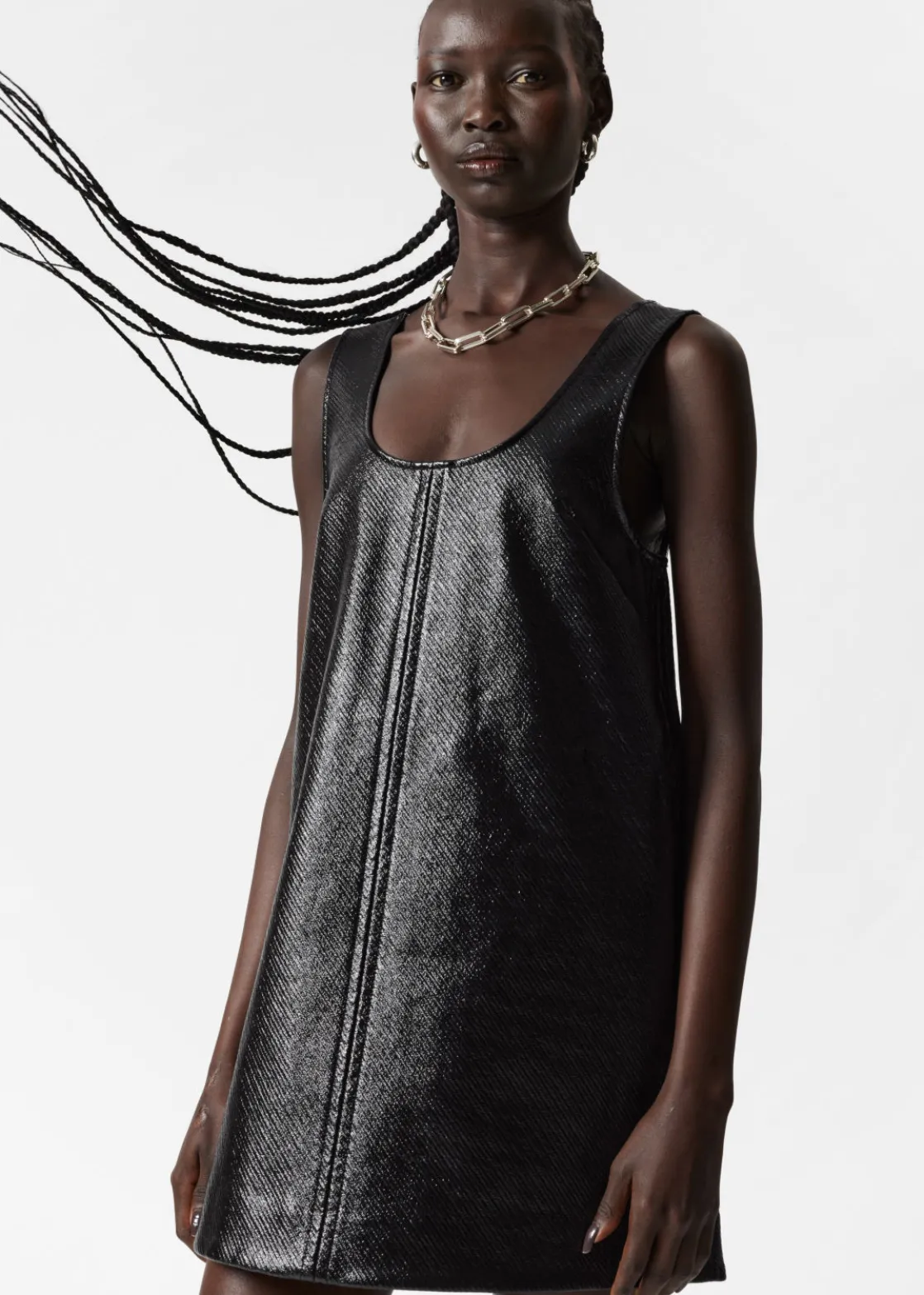 Sleeveless A-Line Mini Dress