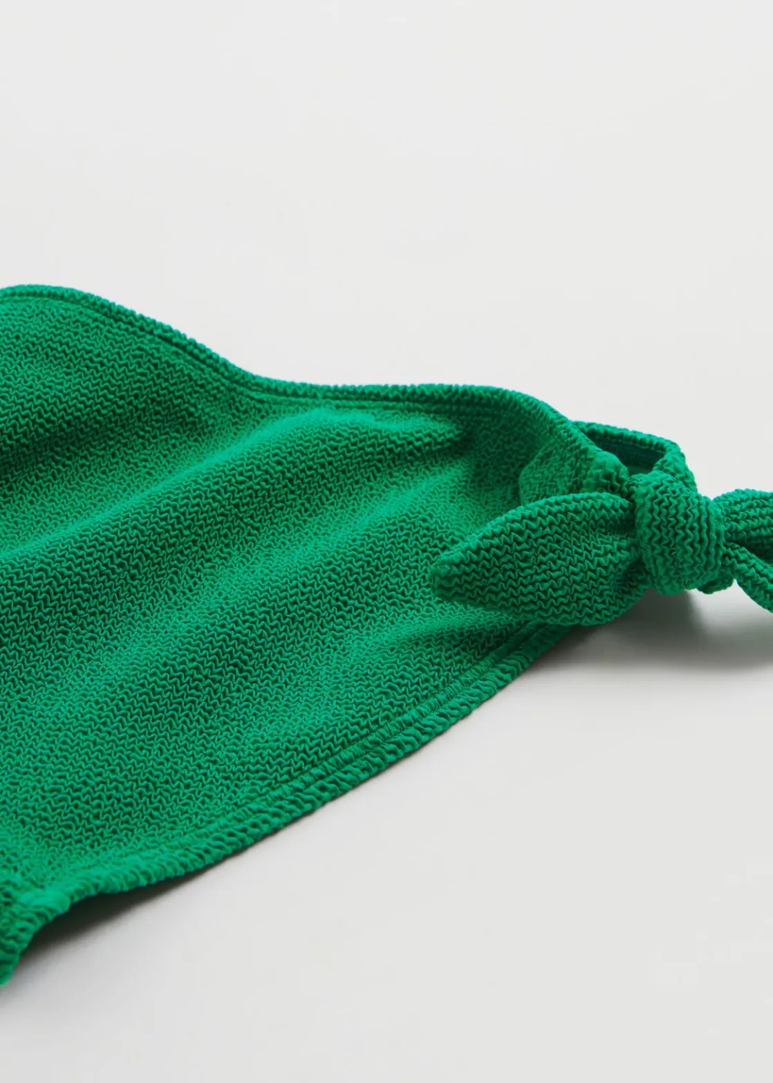 Crepe Knot Tie Bikini Bottoms