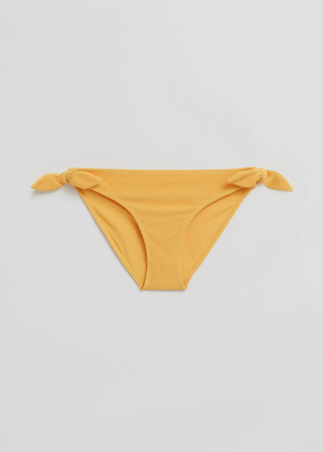 Crepe Knot Tie Bikini Bottoms