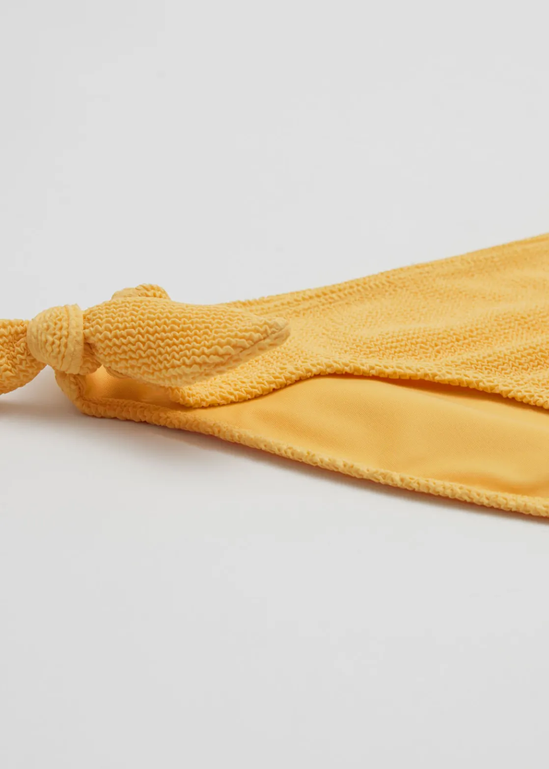 Crepe Knot Tie Bikini Bottoms