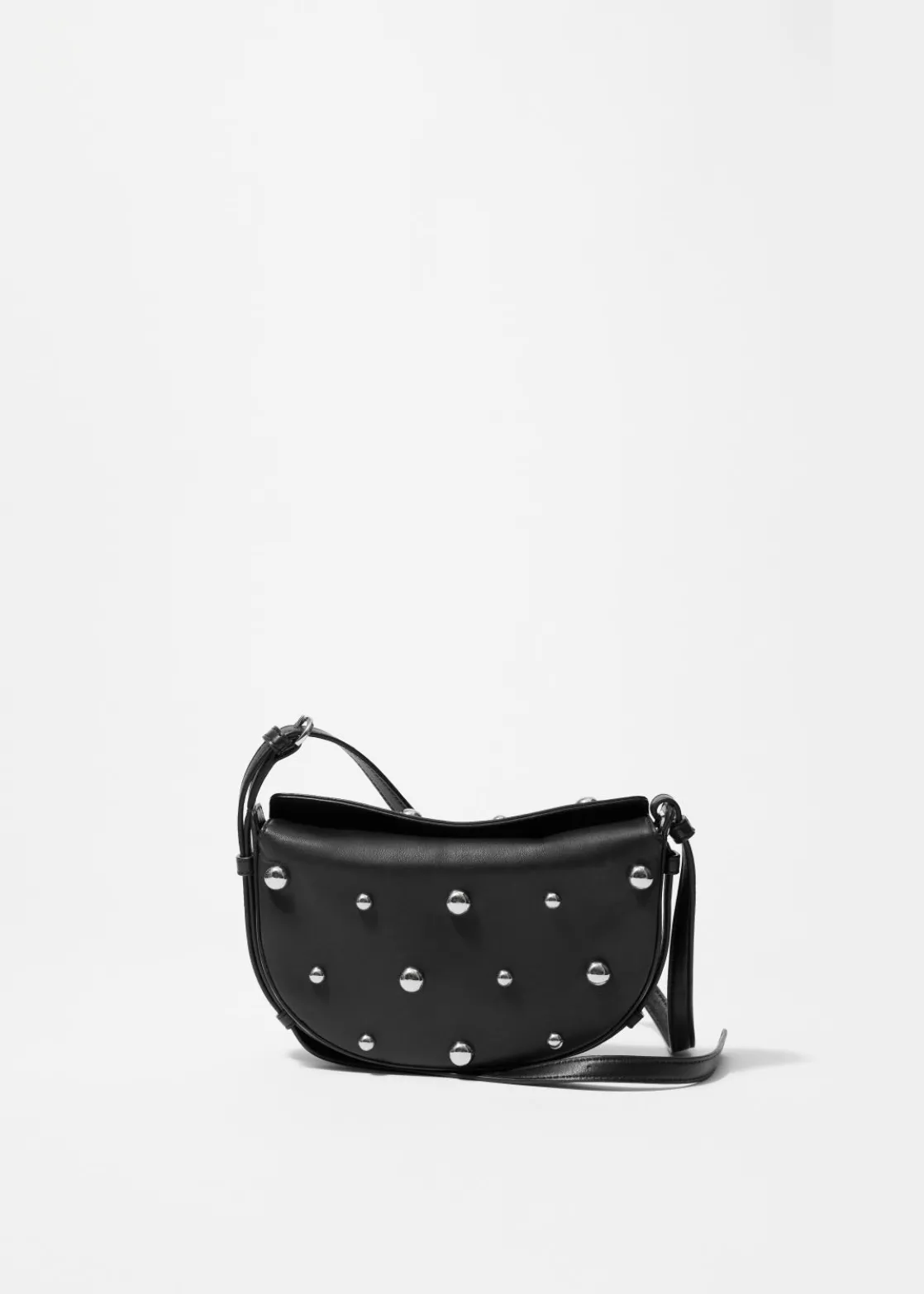 Studded Leather Shoulder Bag
