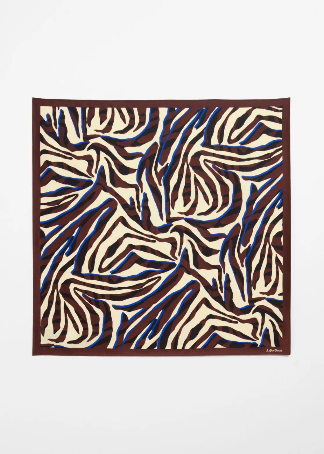 Zebra-Print Scarf