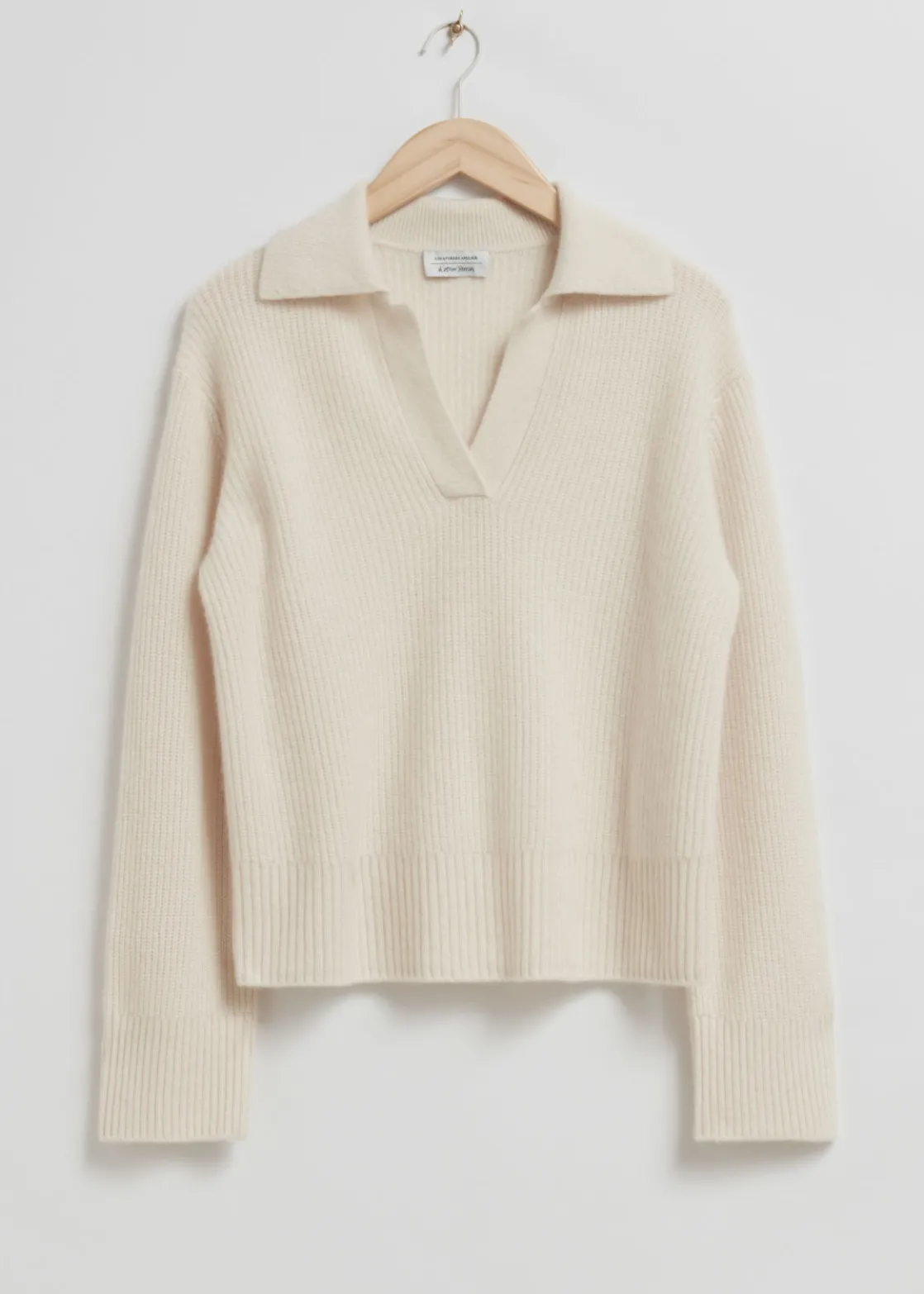 Collared Cashmere Sweater