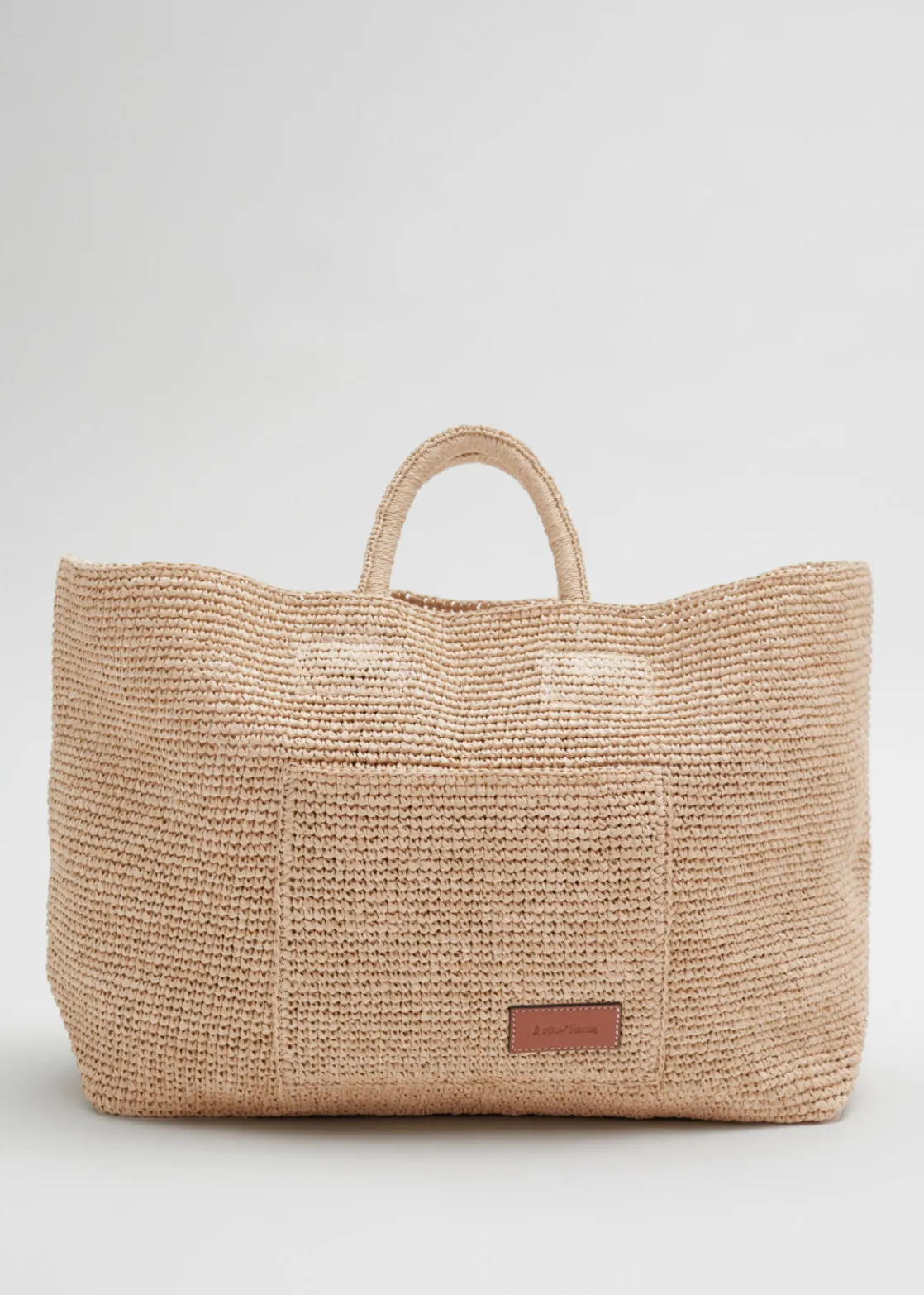 Large Woven Straw Tote