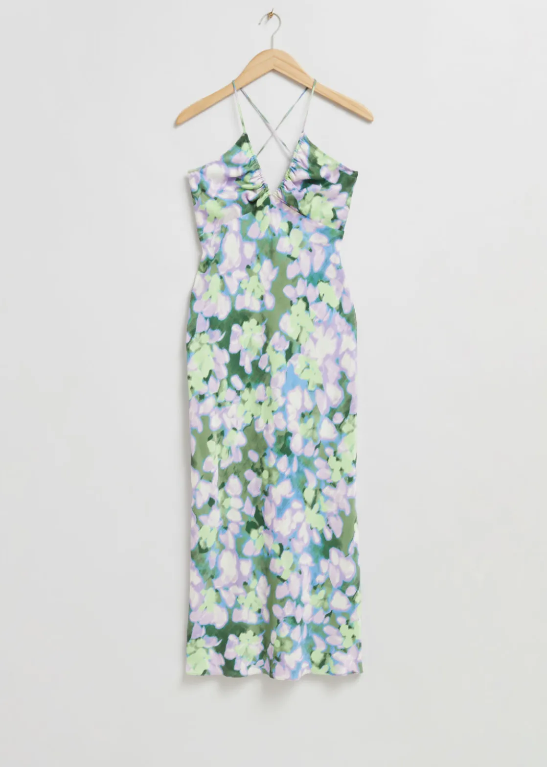 Strappy Cut-Out Midi Dress