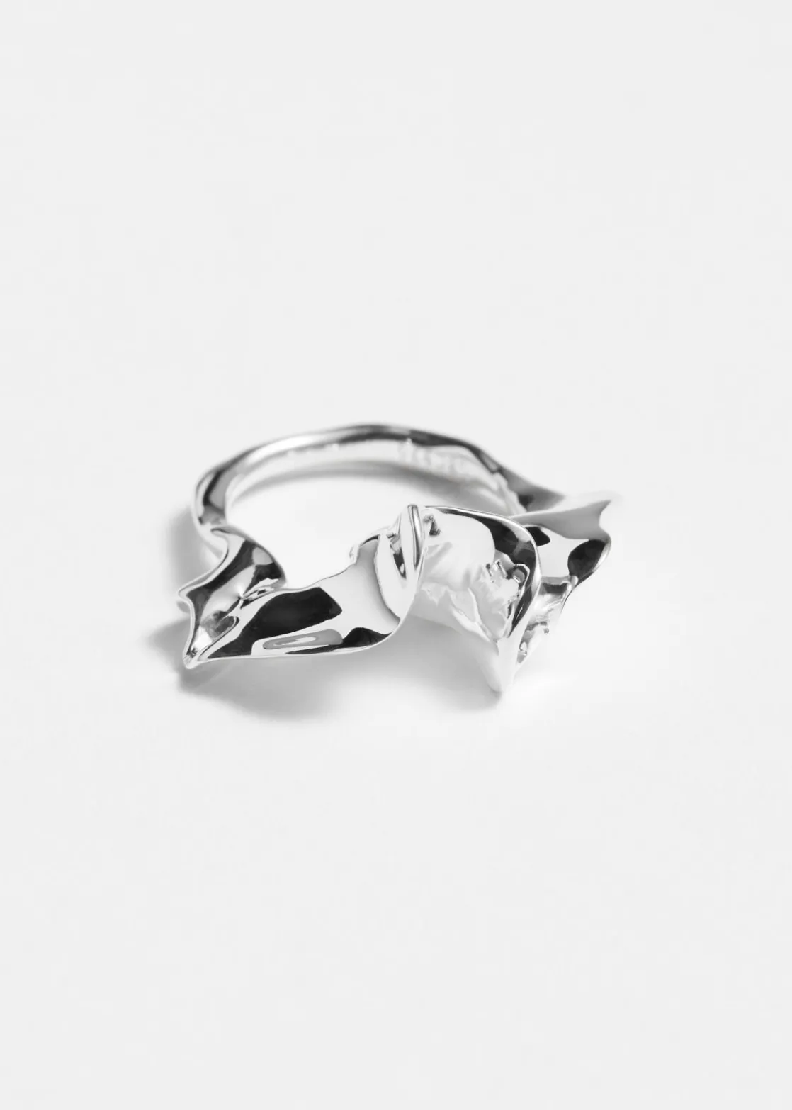 Organic-Shape Silver Ring