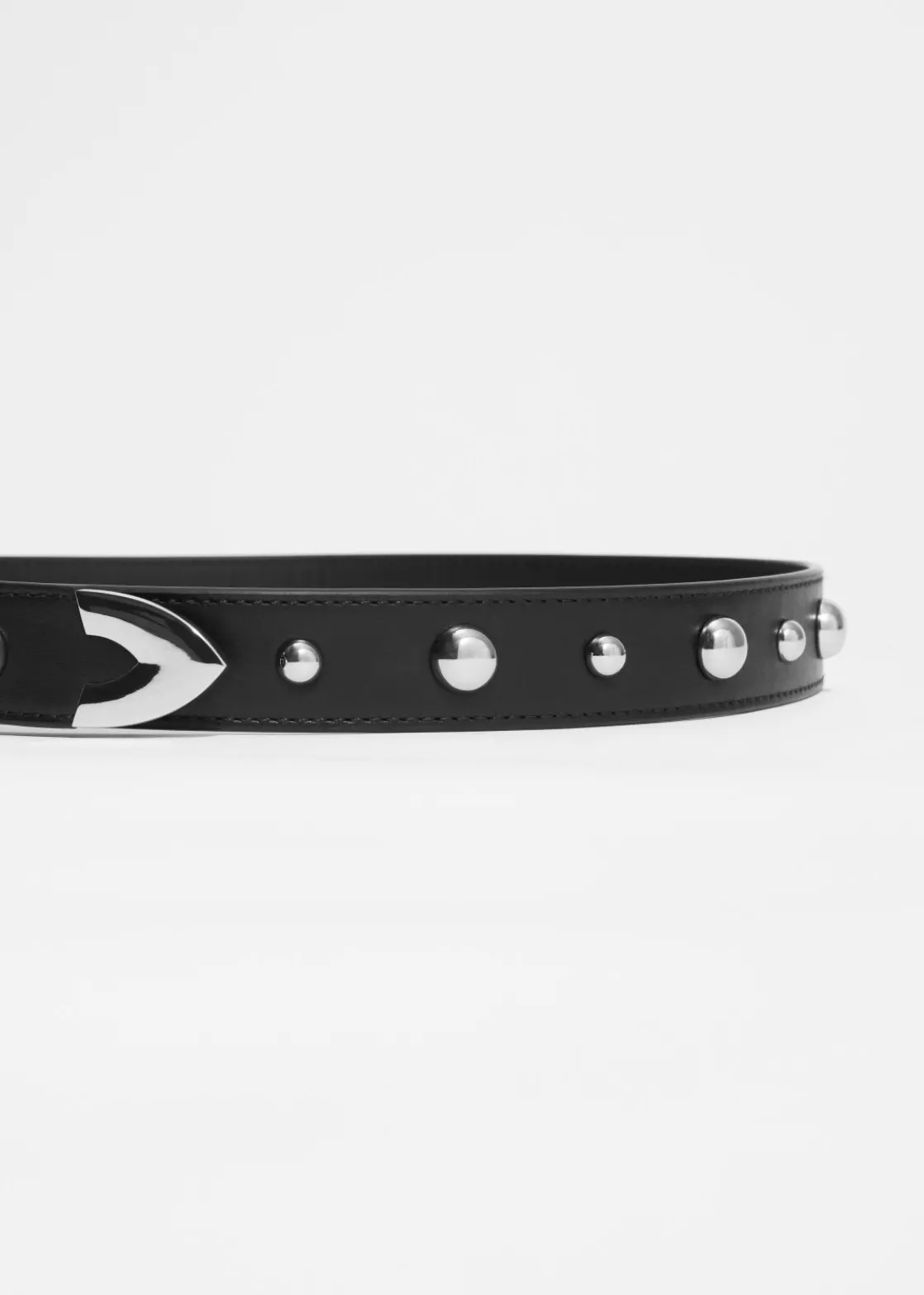 Studded Leather Belt