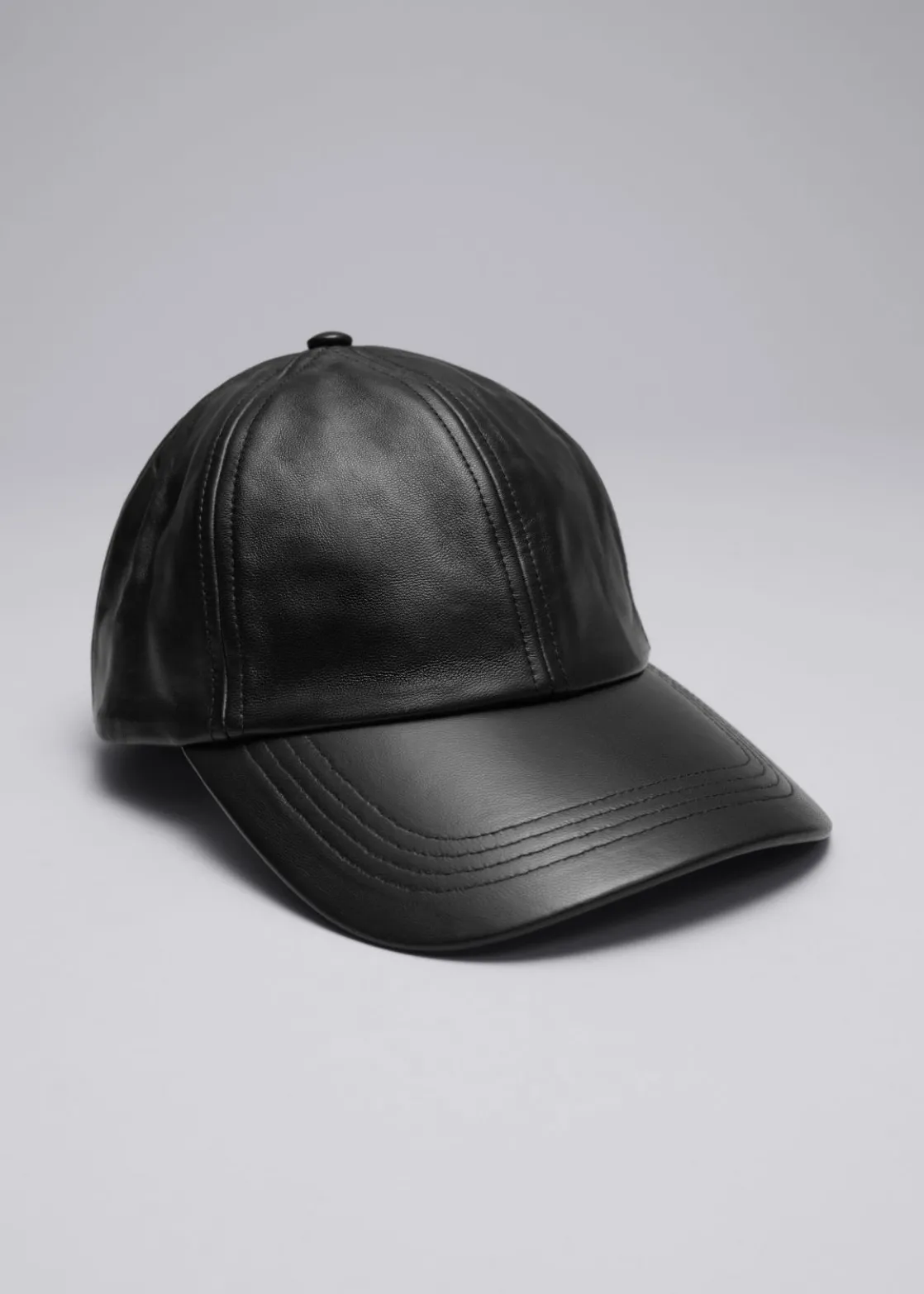 Leather Baseball Cap