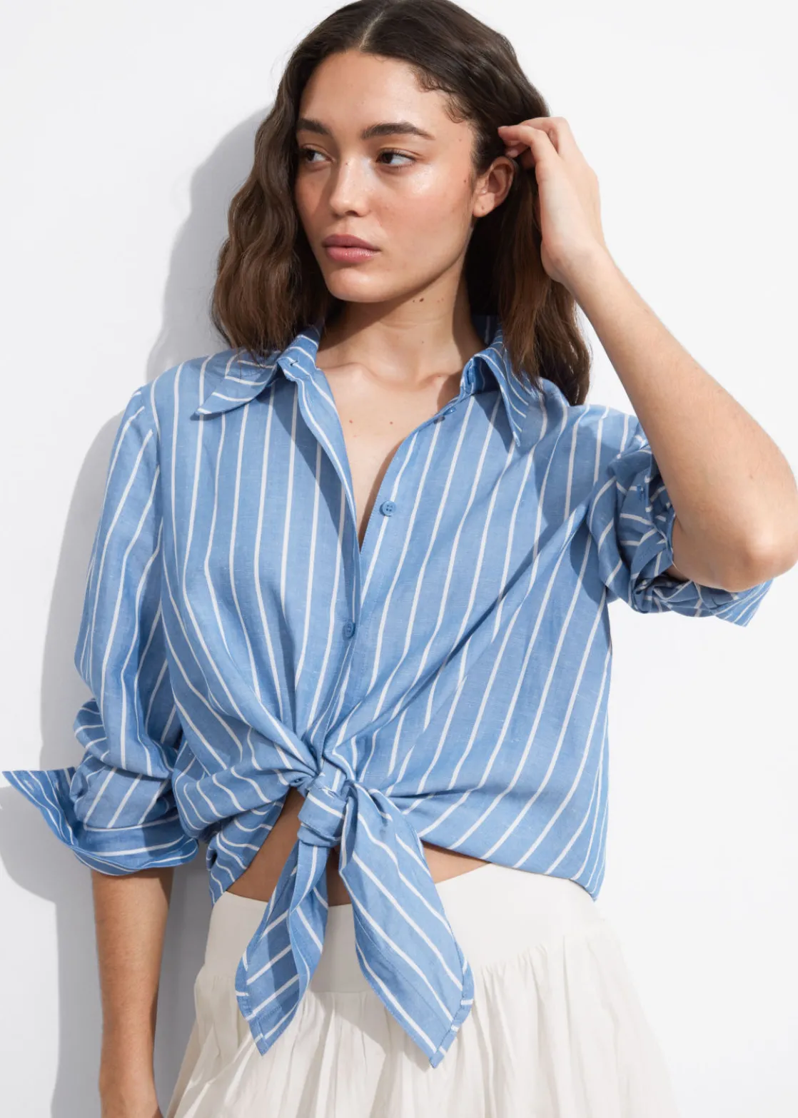 Tie-Front Shirt