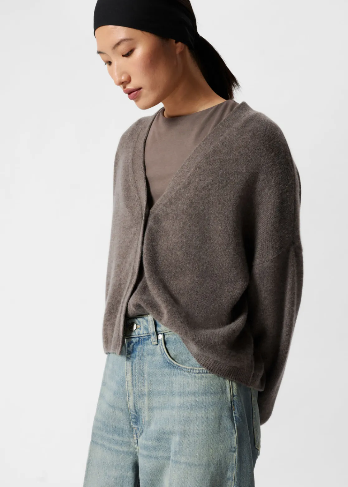 Oversized Cashmere Cardigan