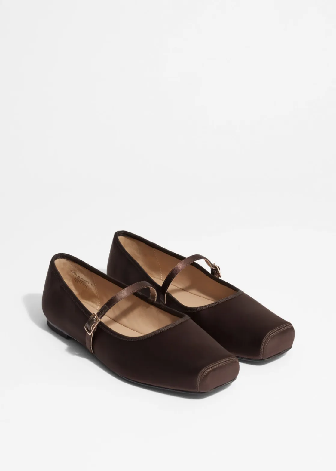 Square-Toe Ballet Flats