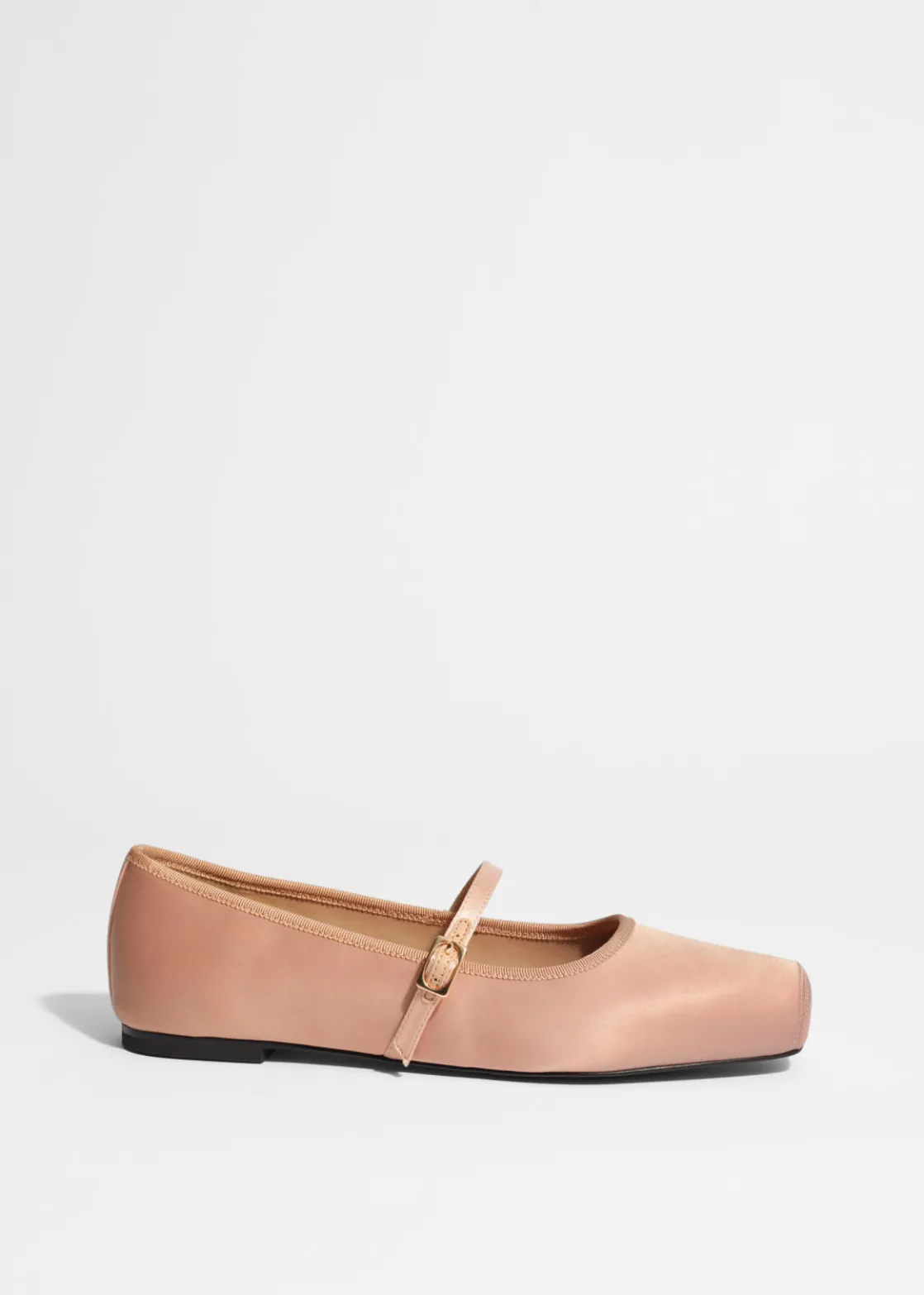 Square-Toe Ballet Flats