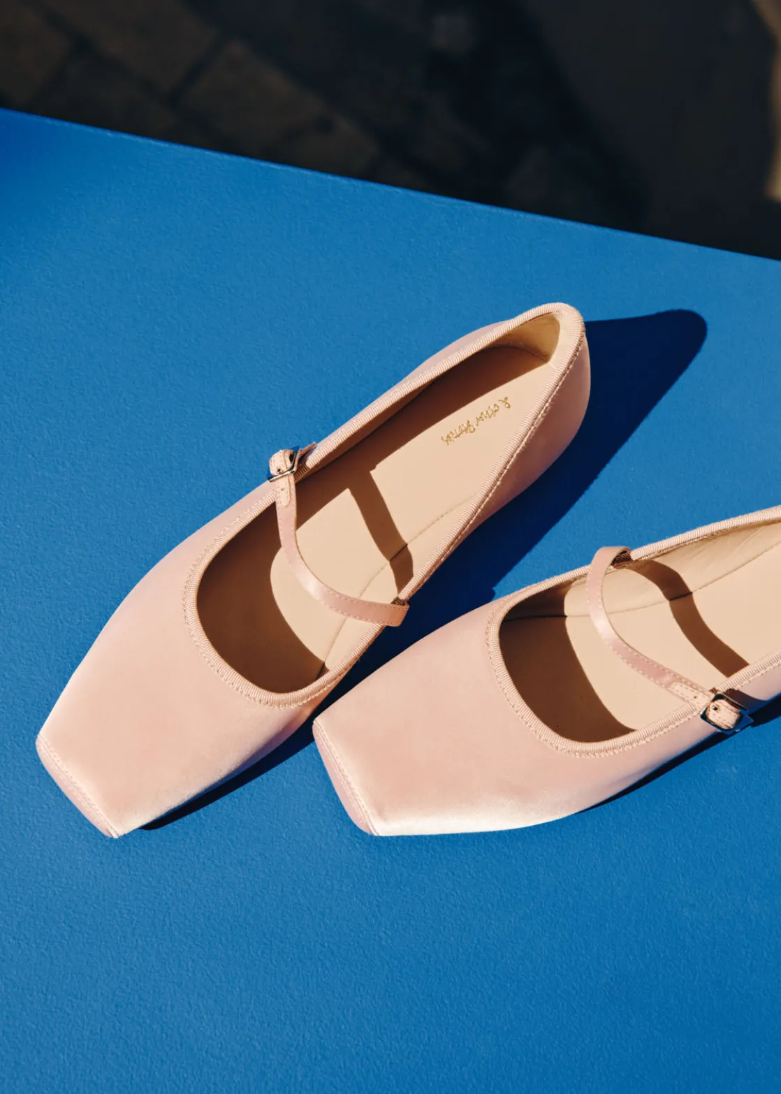 Square-Toe Ballet Flats