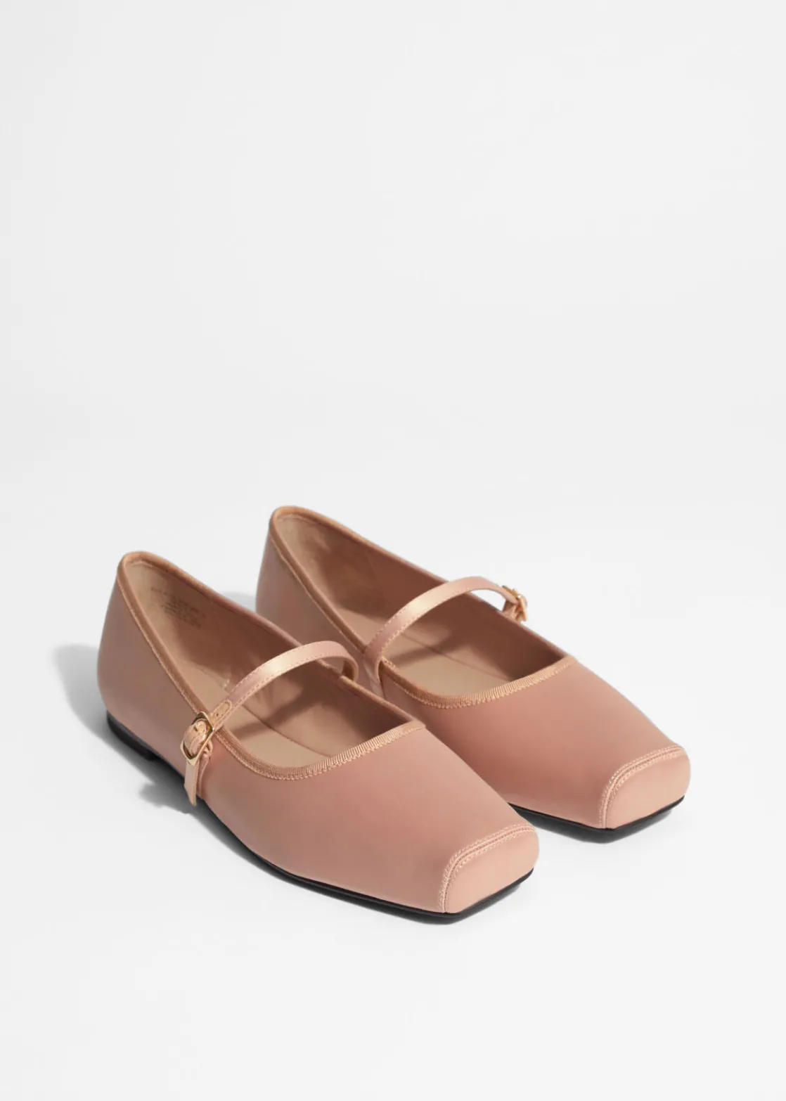 Square-Toe Ballet Flats