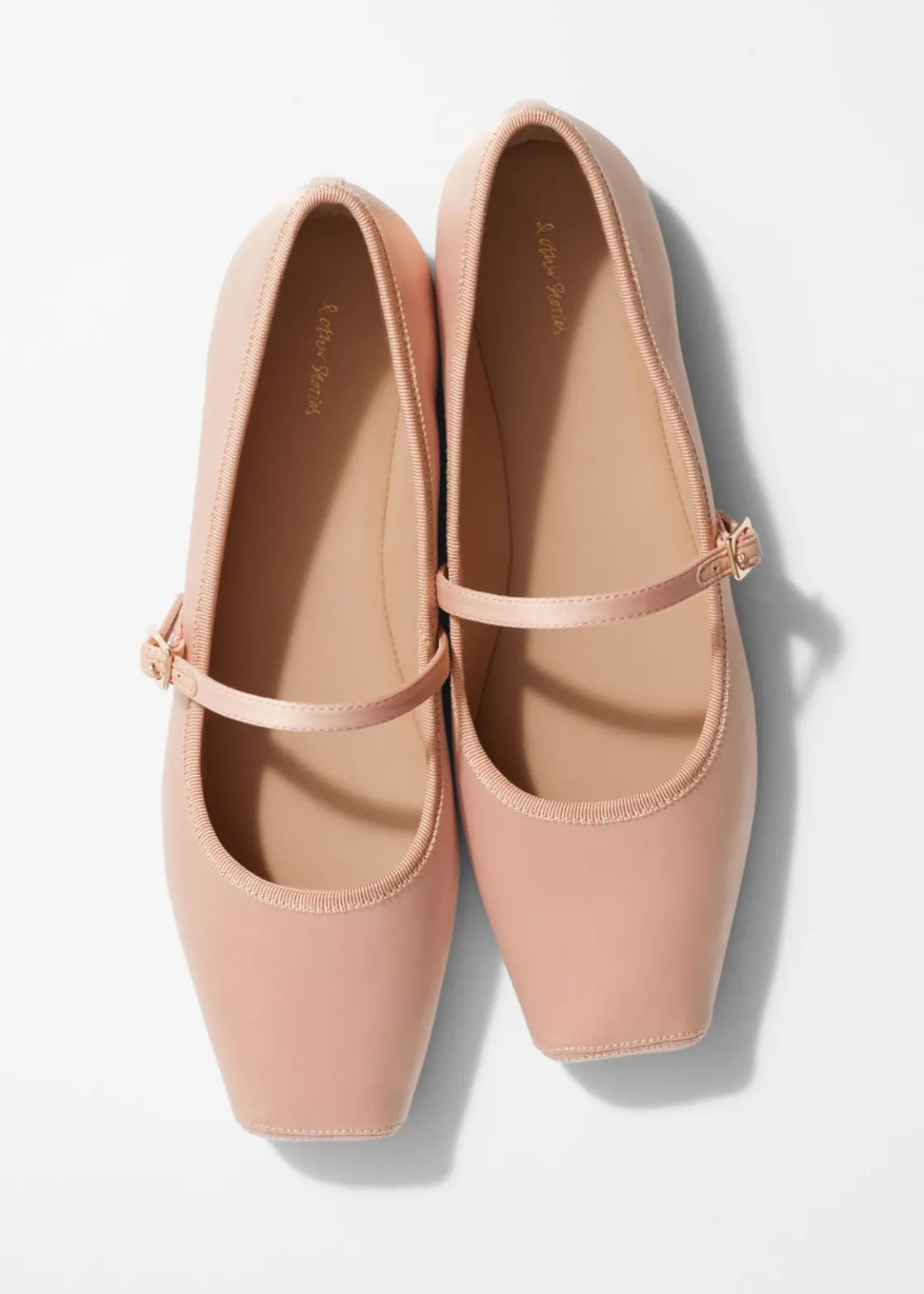 Square-Toe Ballet Flats