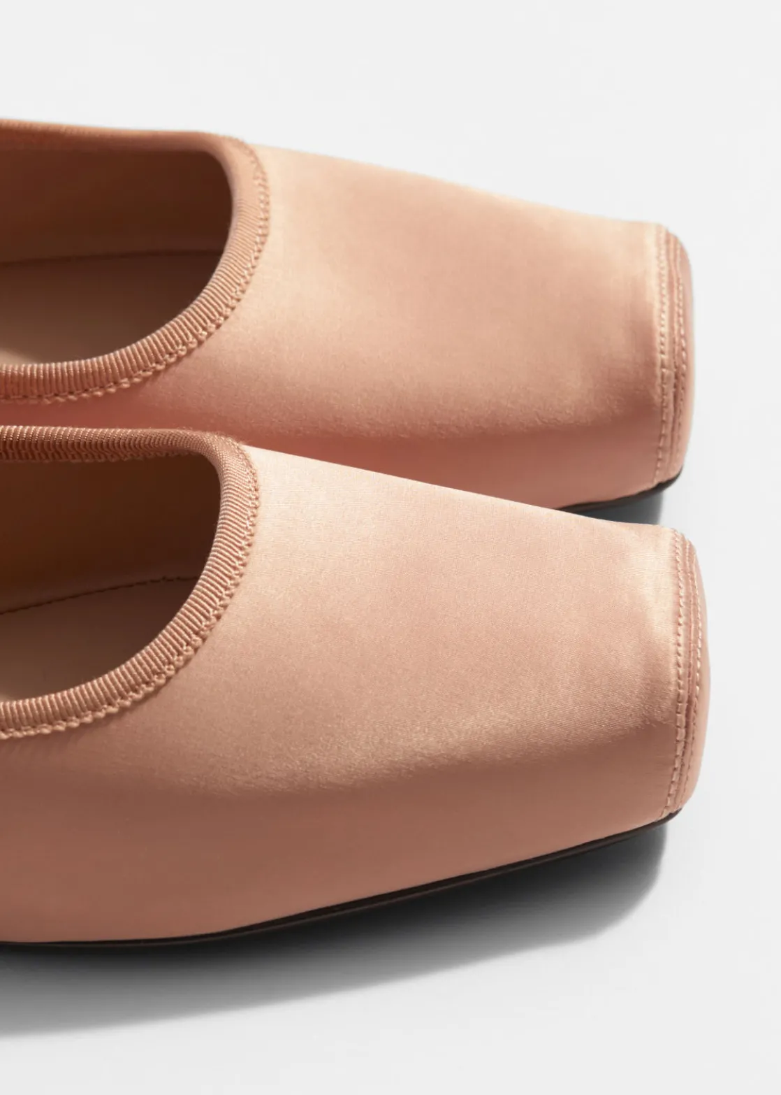 Square-Toe Ballet Flats