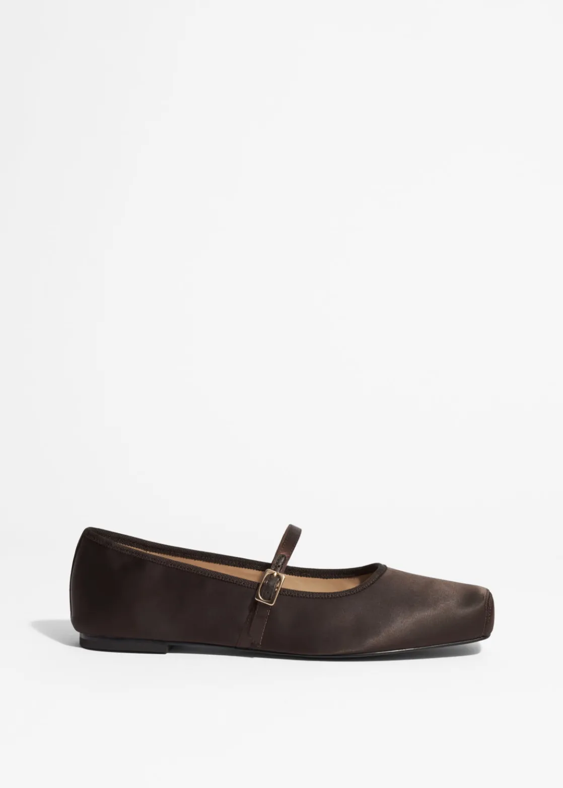 Square-Toe Ballet Flats