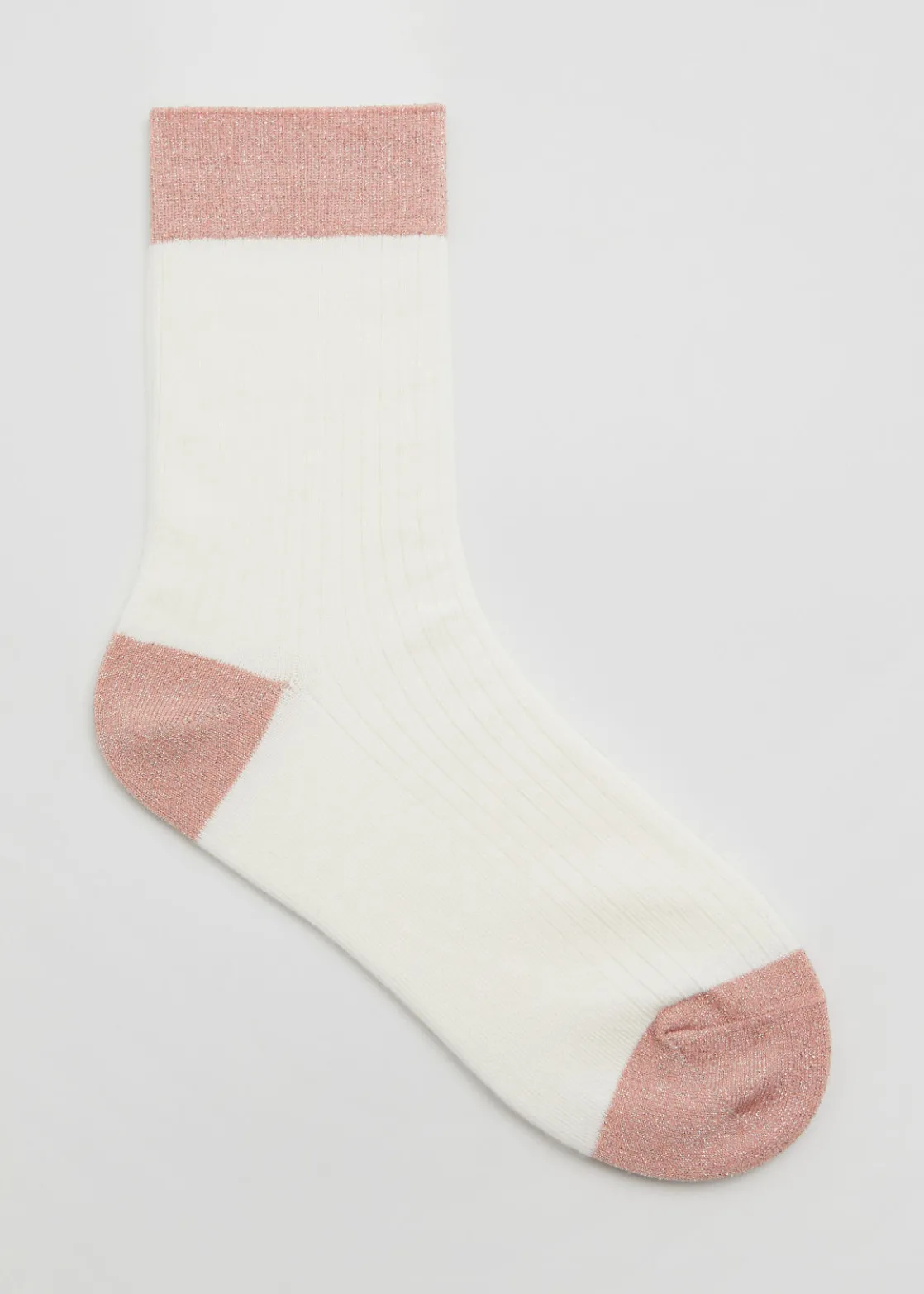 Glitter Lined Rib Socks