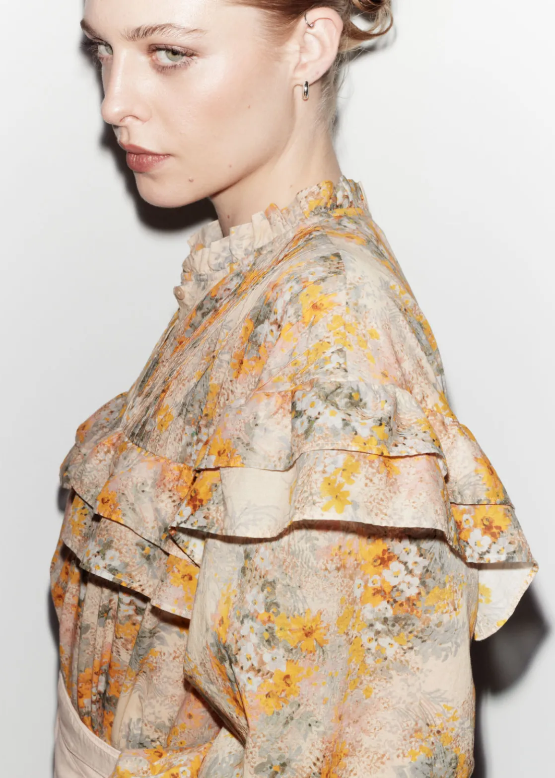 Oversized Frill Blouse