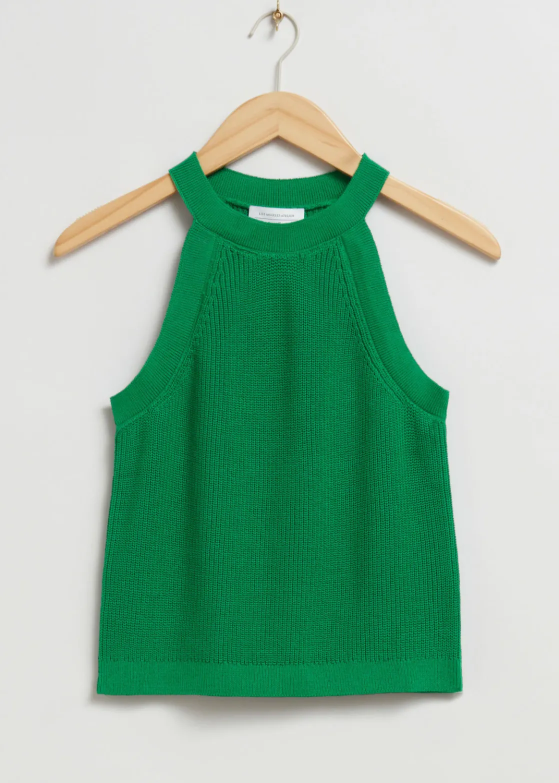 Fitted Halter Knit Top