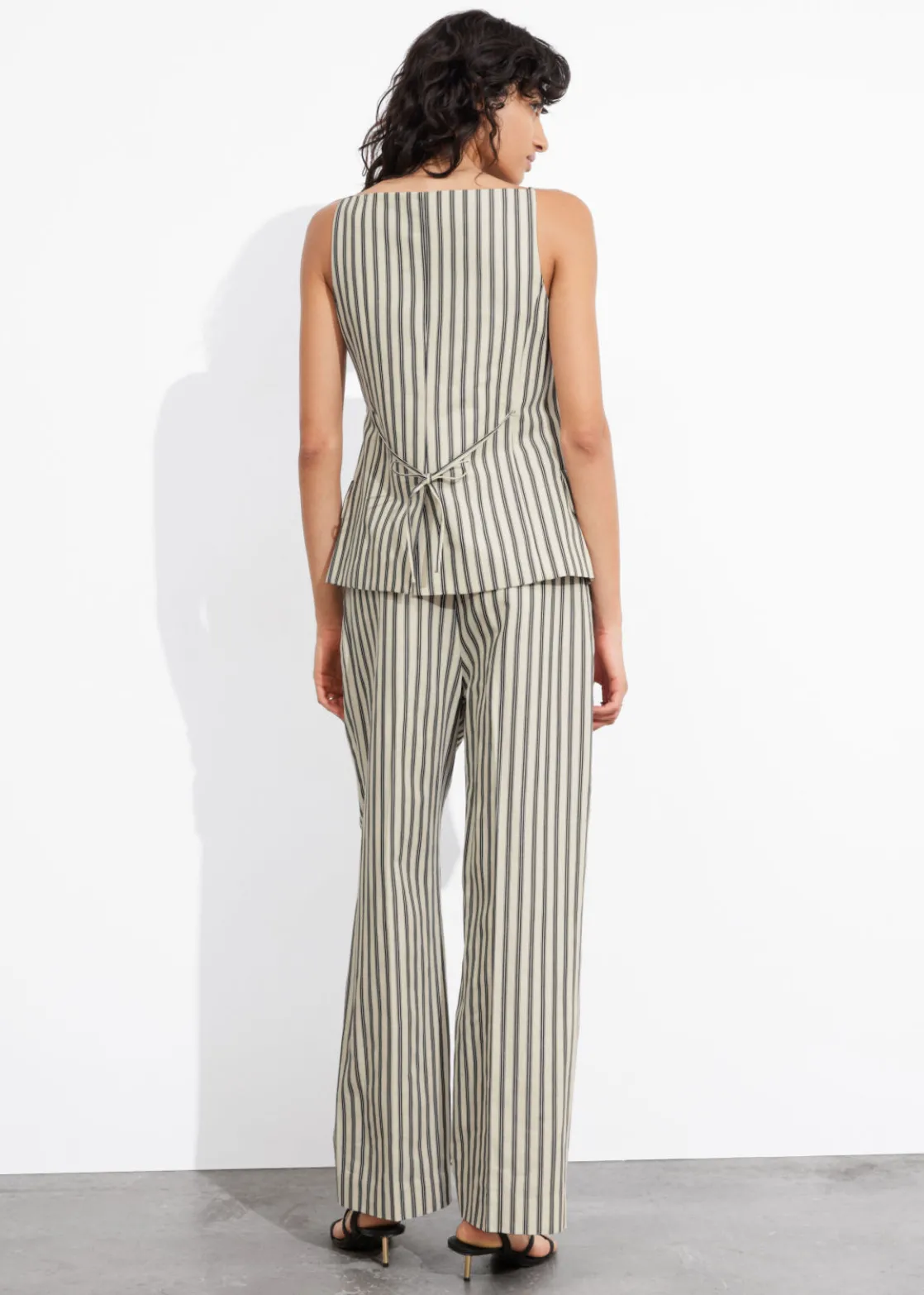 Striped Tailored Trousers