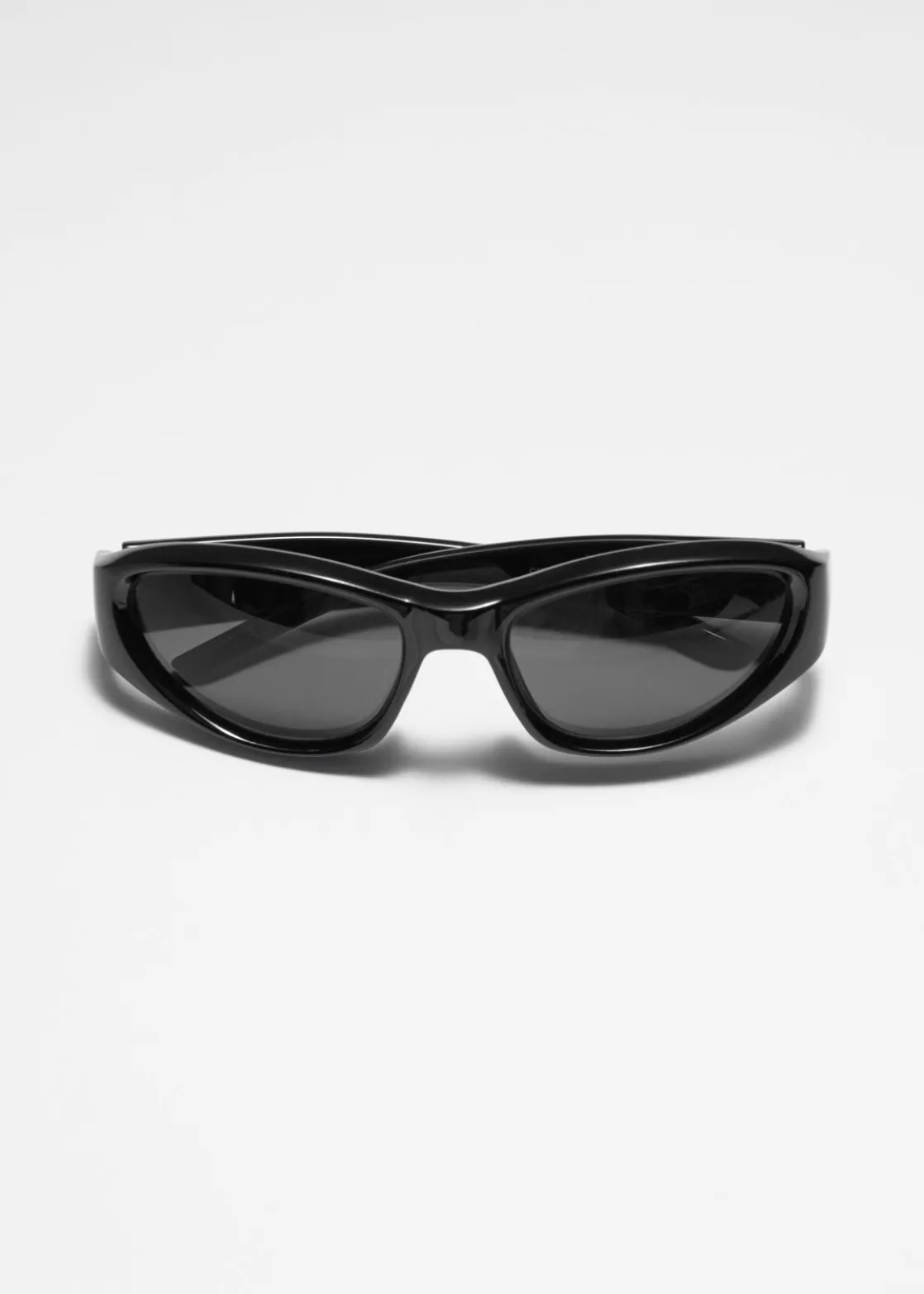 Curved-Frame Sunglasses