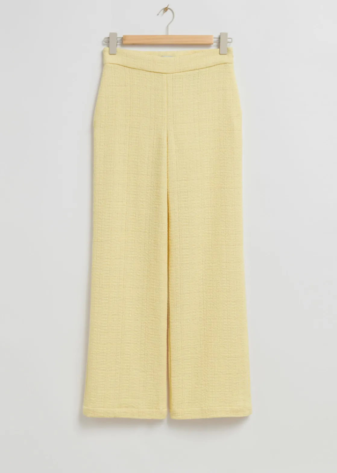 Slim-Fit Tweed Trousers