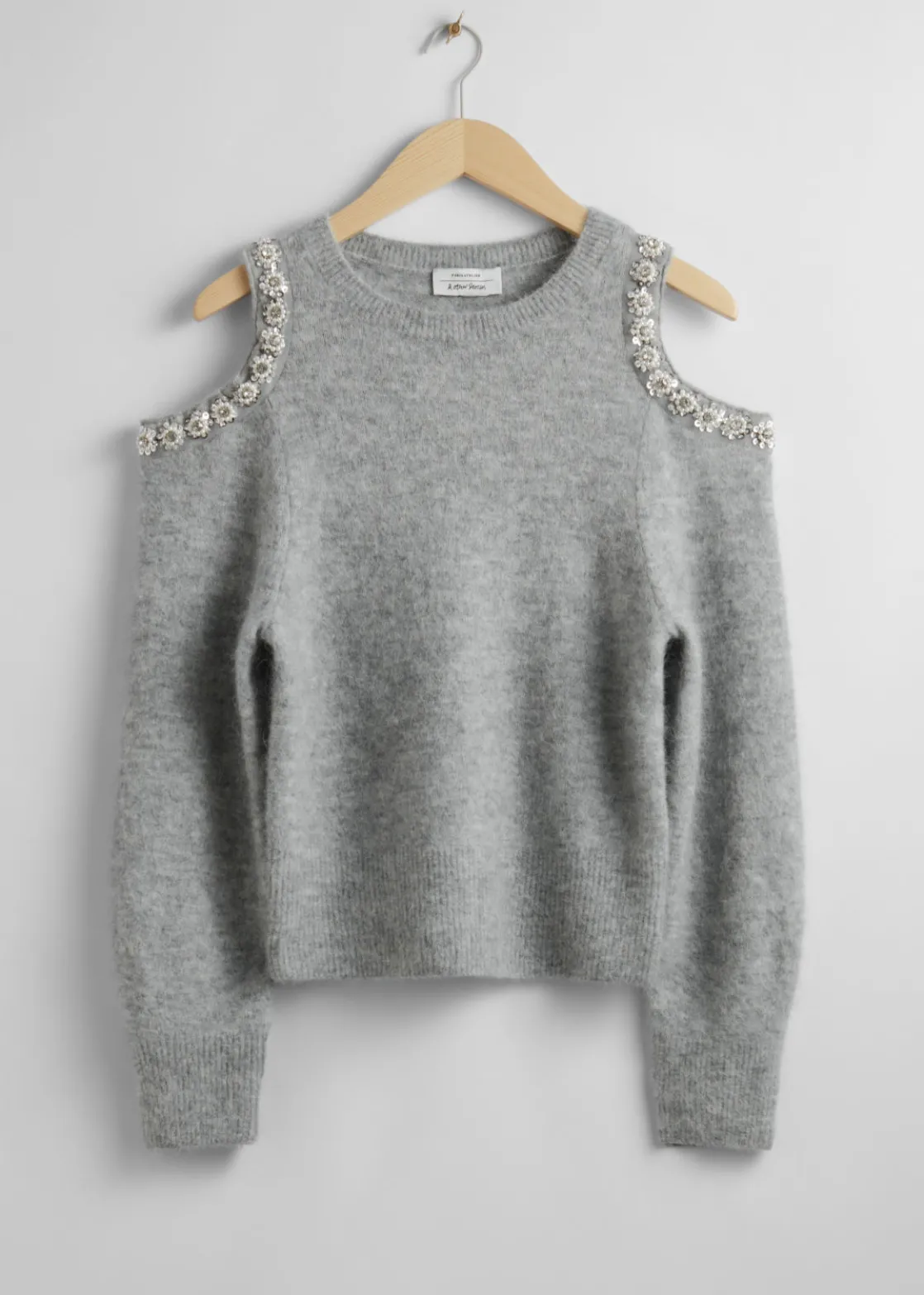 Cut-Out Knit Sweater