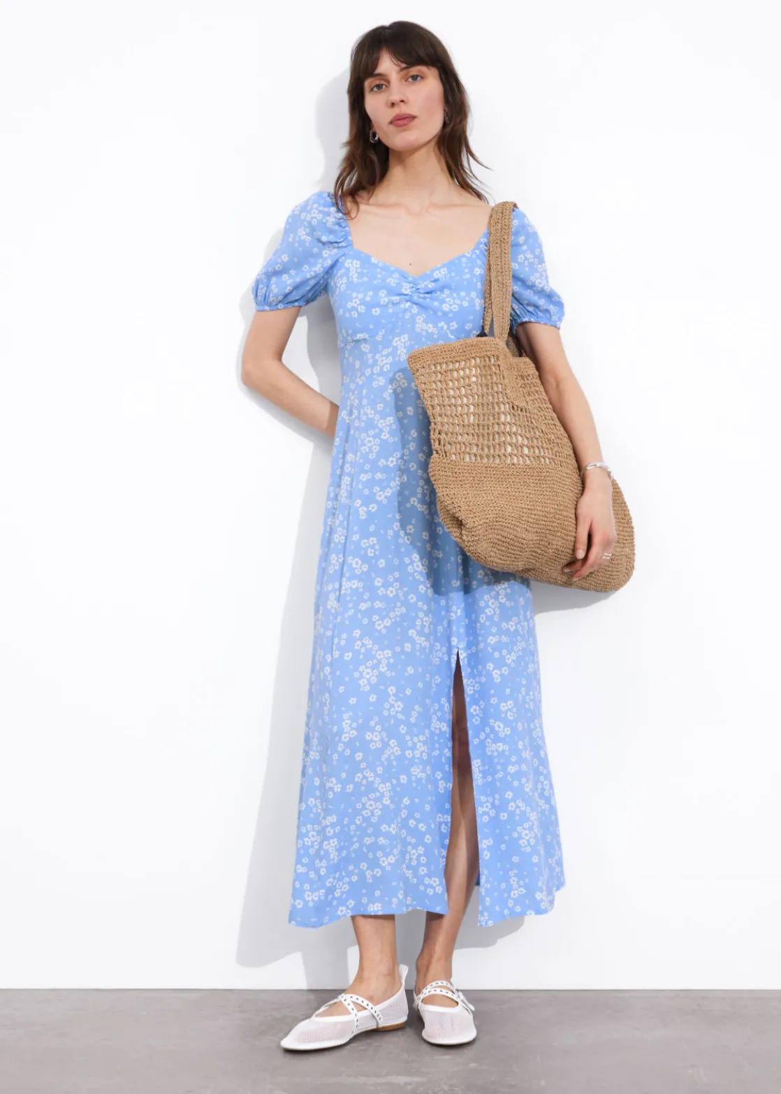 Large Crochet-Straw Tote