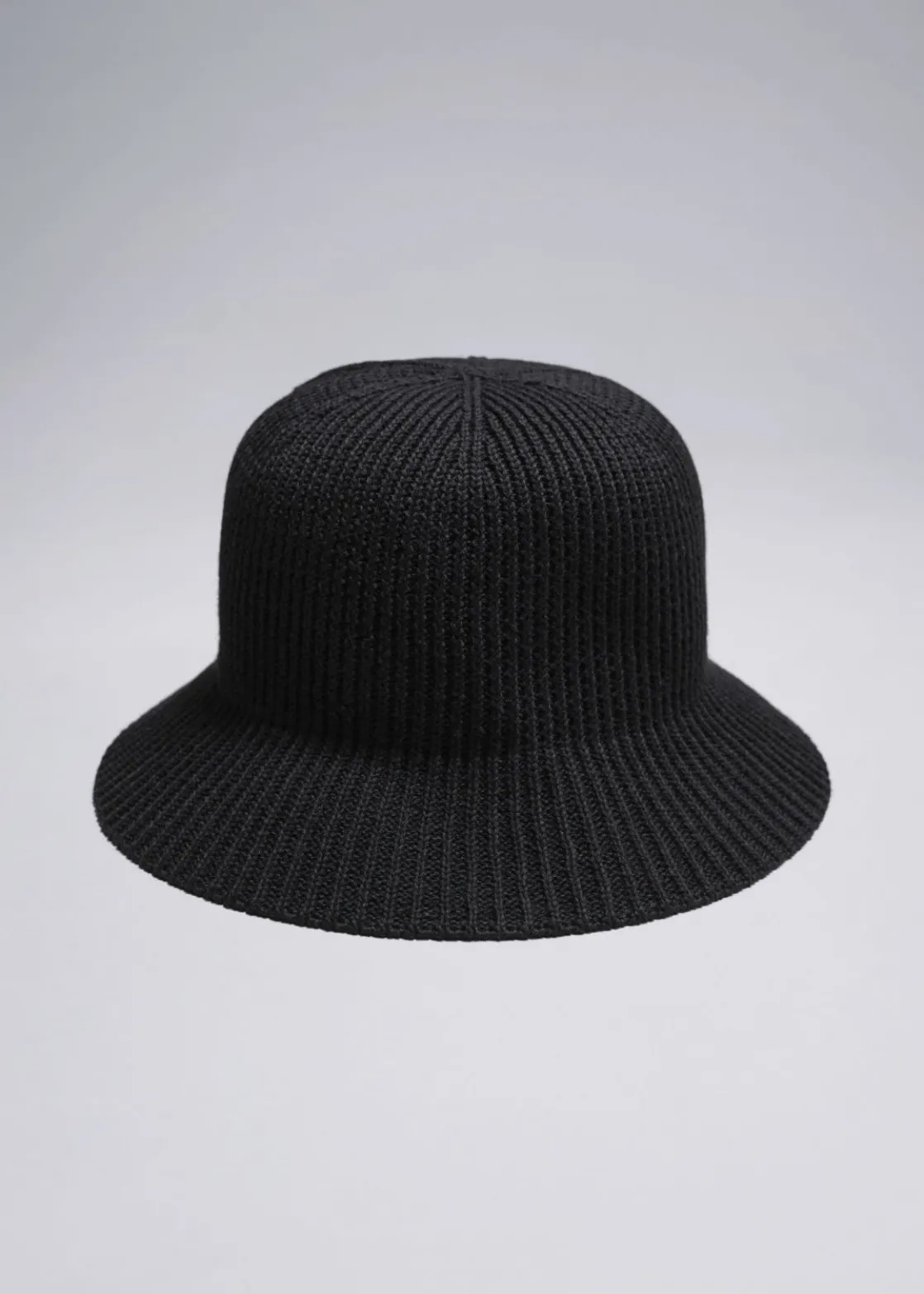 Rib Knitted Bucket Hat