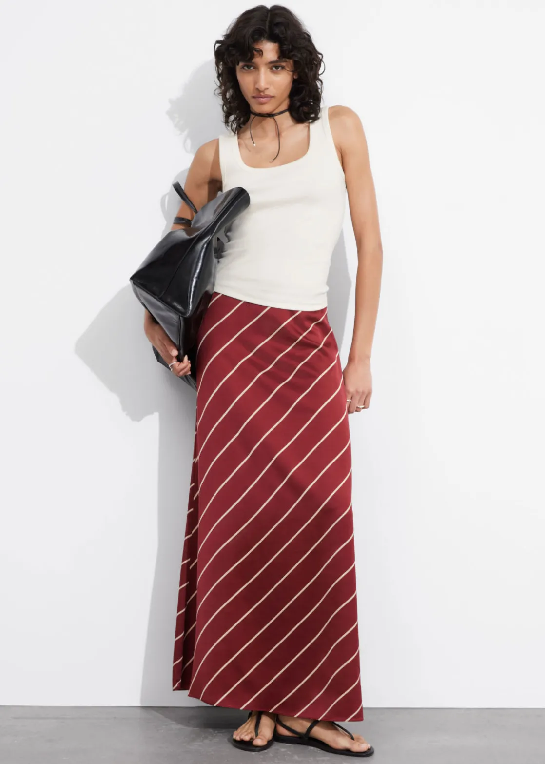 Satin Maxi Skirt