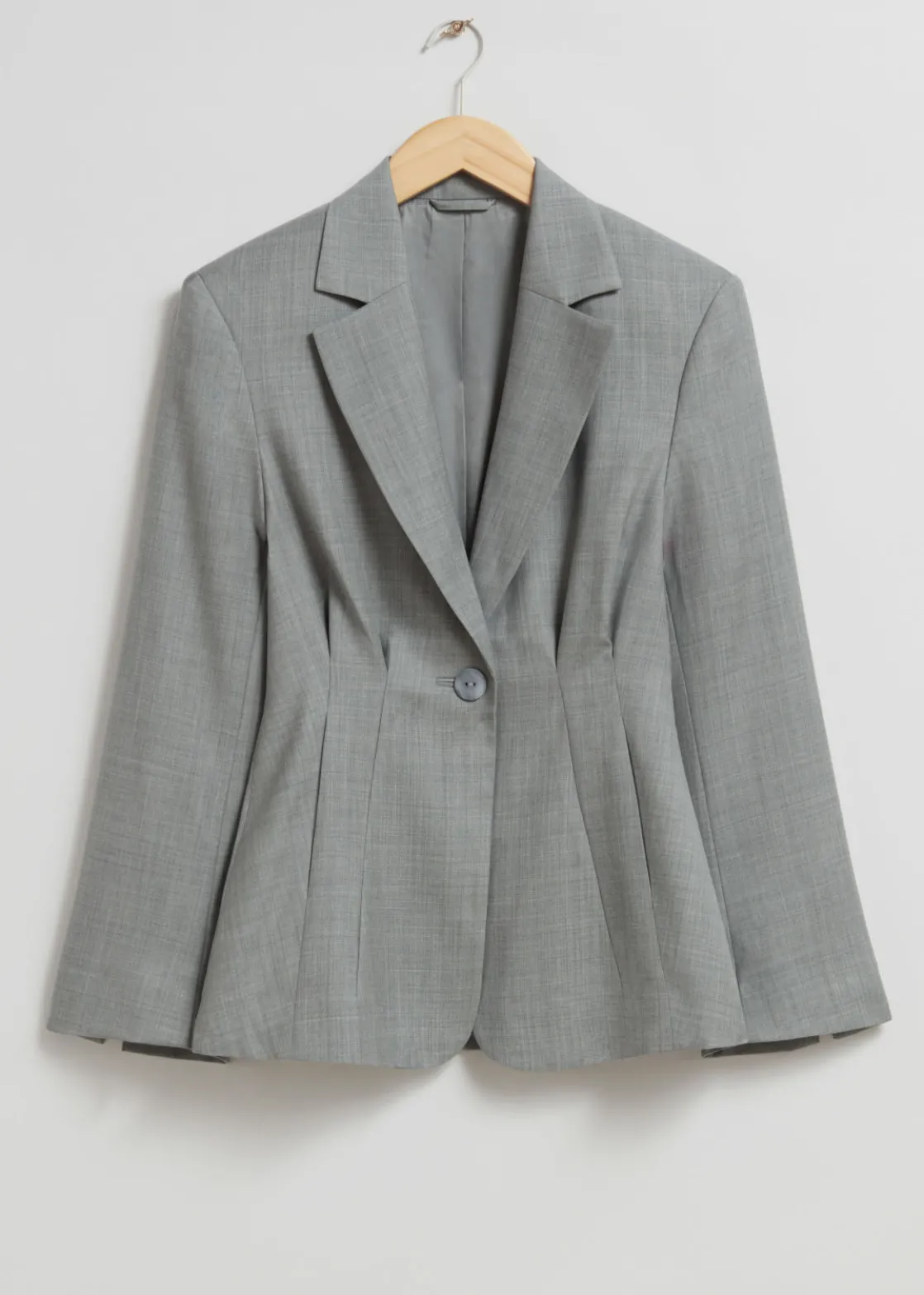 Pleated Blazer