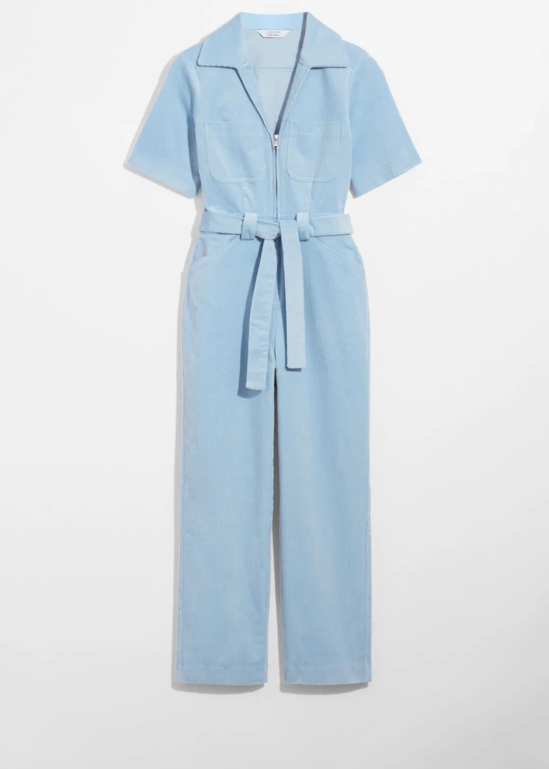 Belted Corduroy Jumpsuit