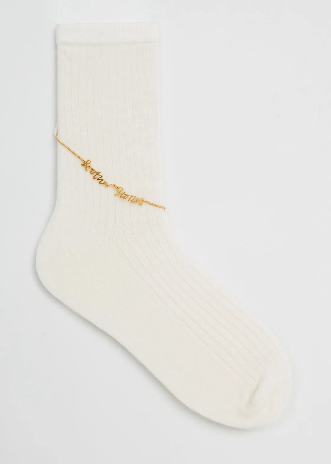 Anklet Embellished Socks