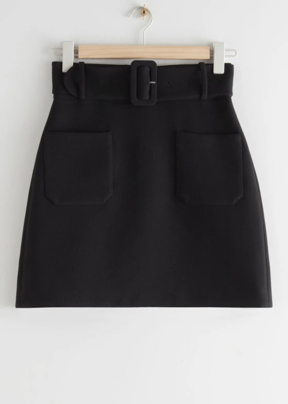 Belted Mini Skirt