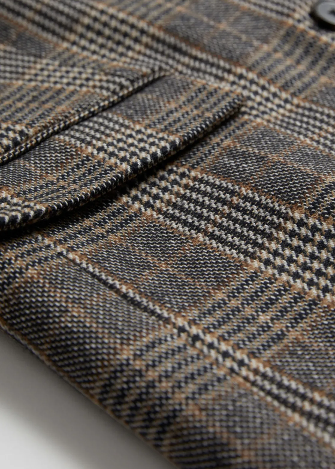 Fitted Checked Blazer