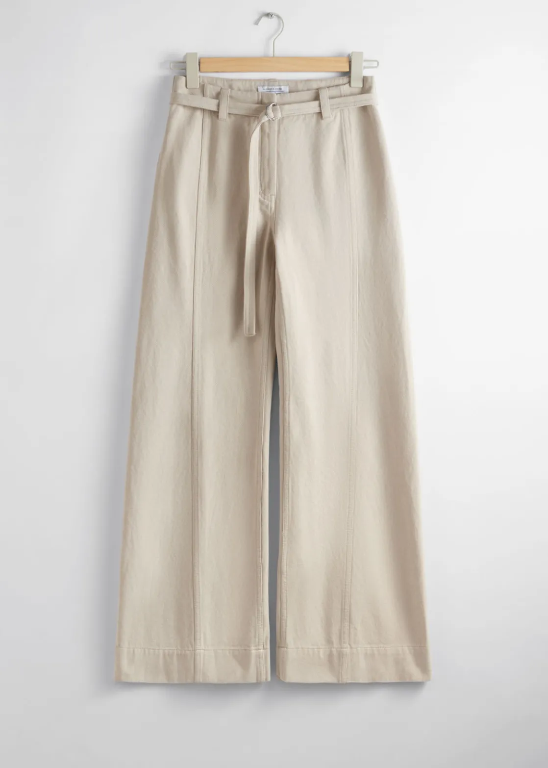 Relaxed Belted Trousers