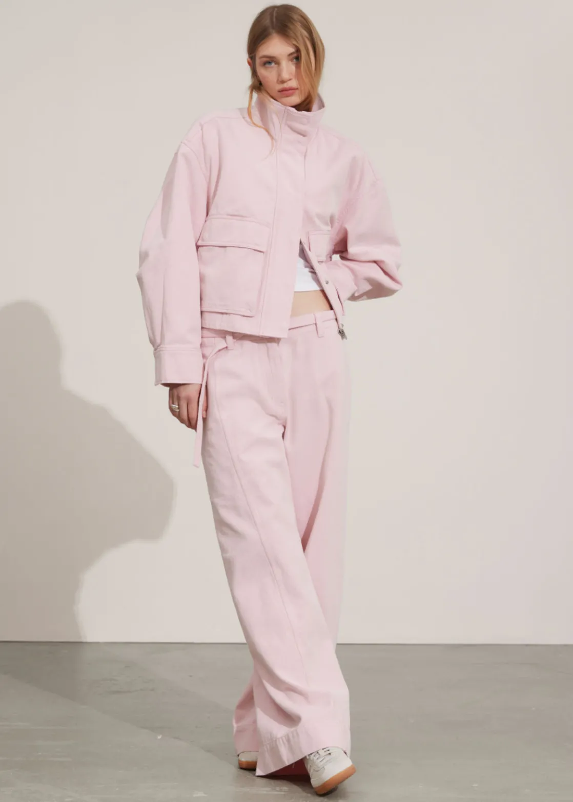 Relaxed Belted Trousers