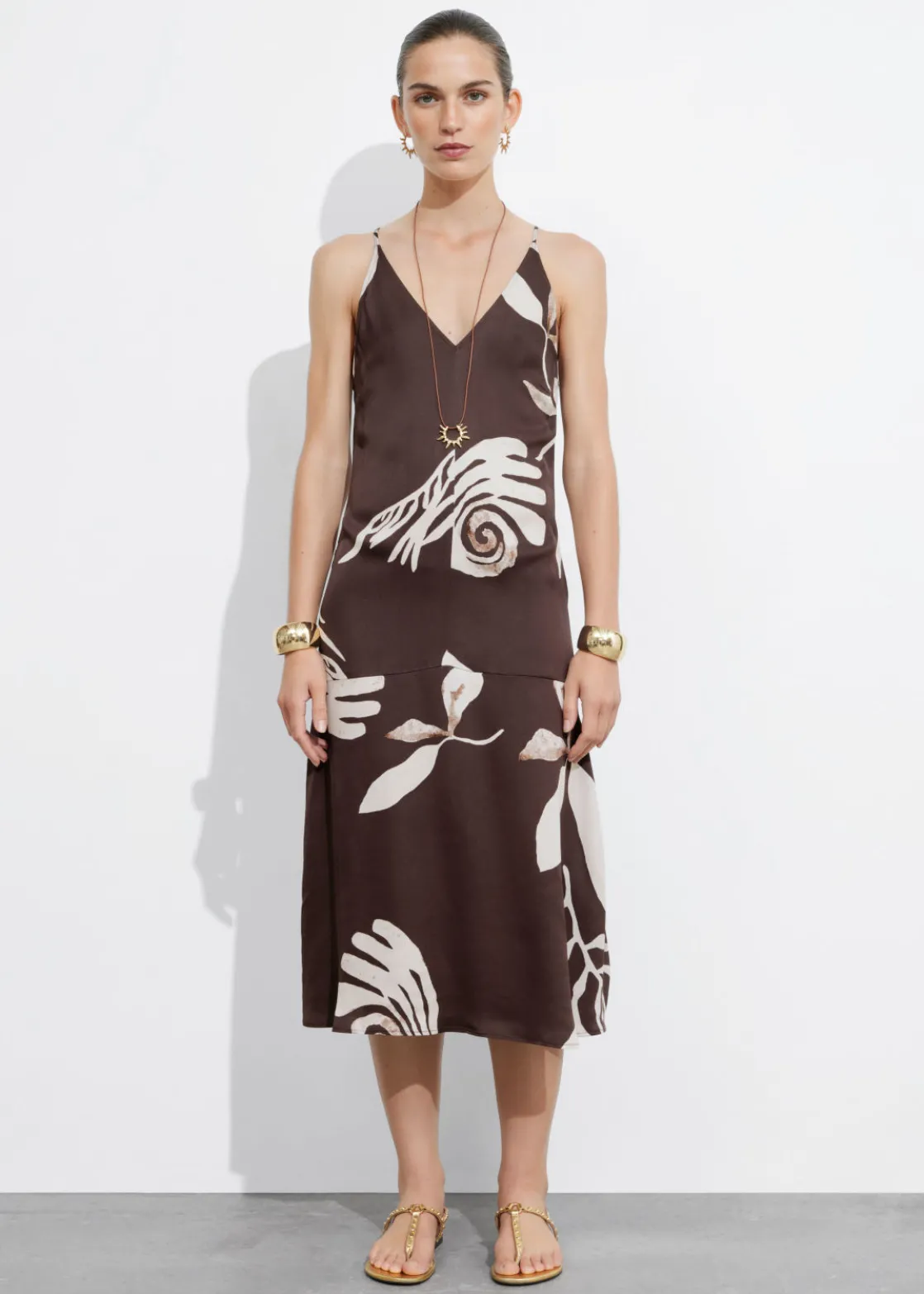 Halterneck Midi Dress