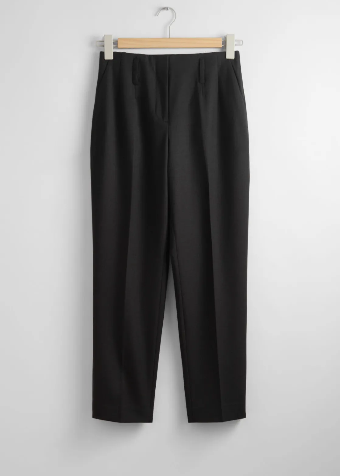 Cropped Tapered Trousers
