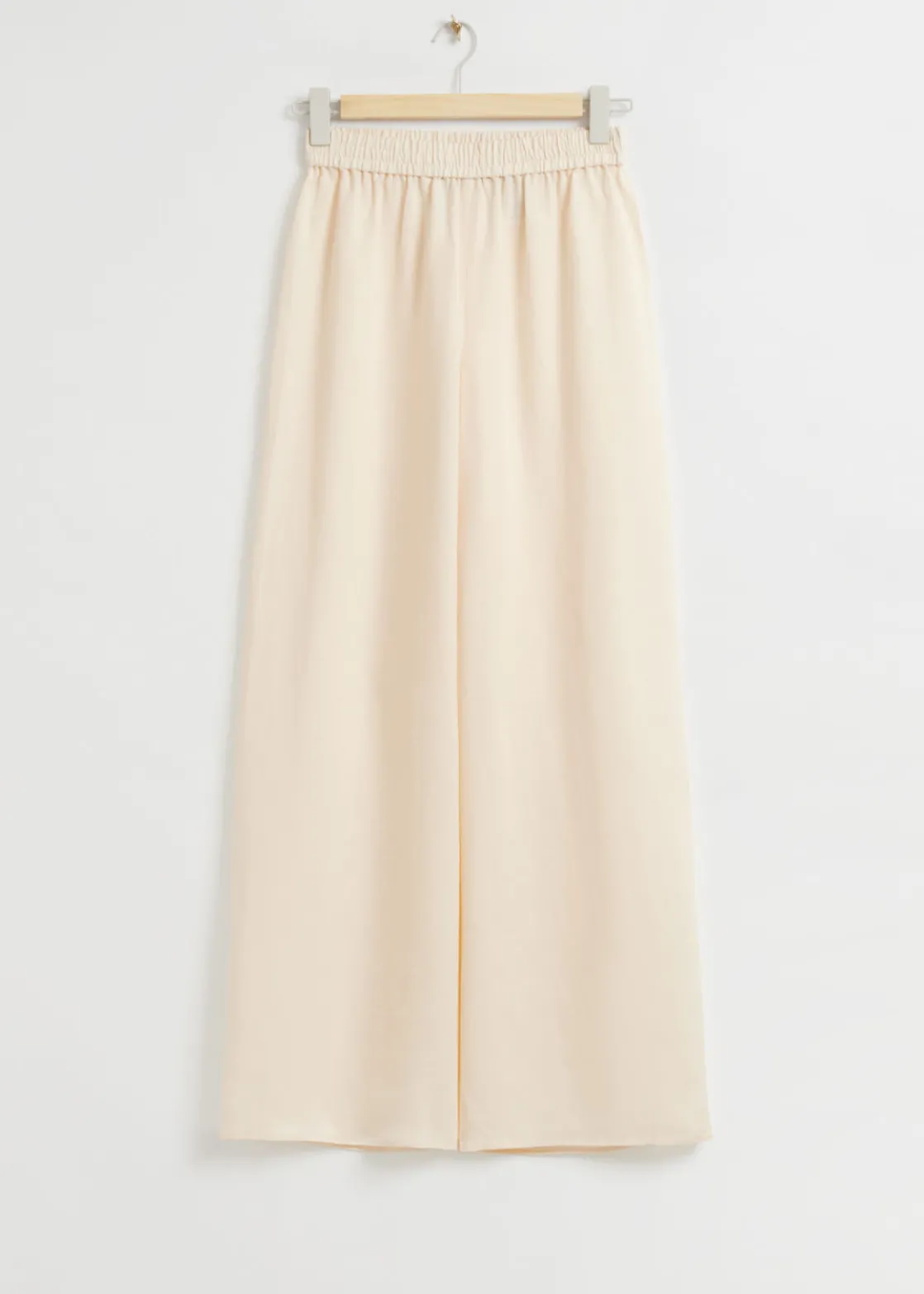 Relaxed Pull-on Linen Trousers