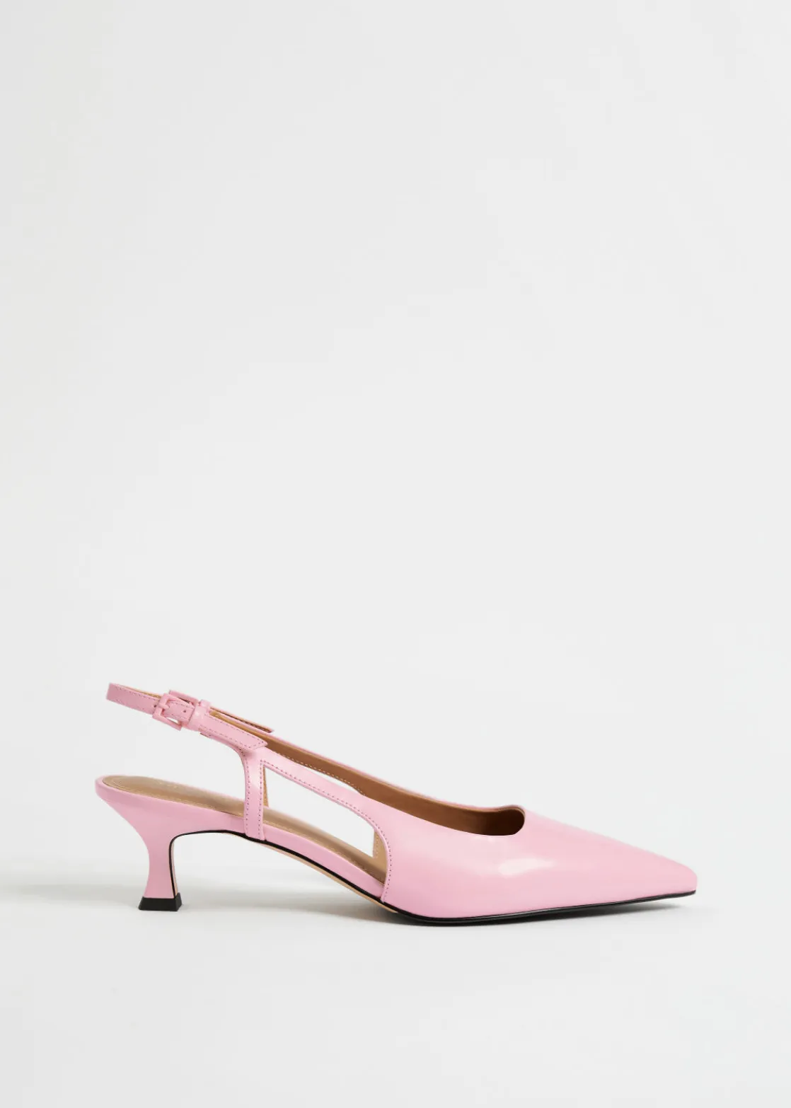 Slingback Leather Pumps