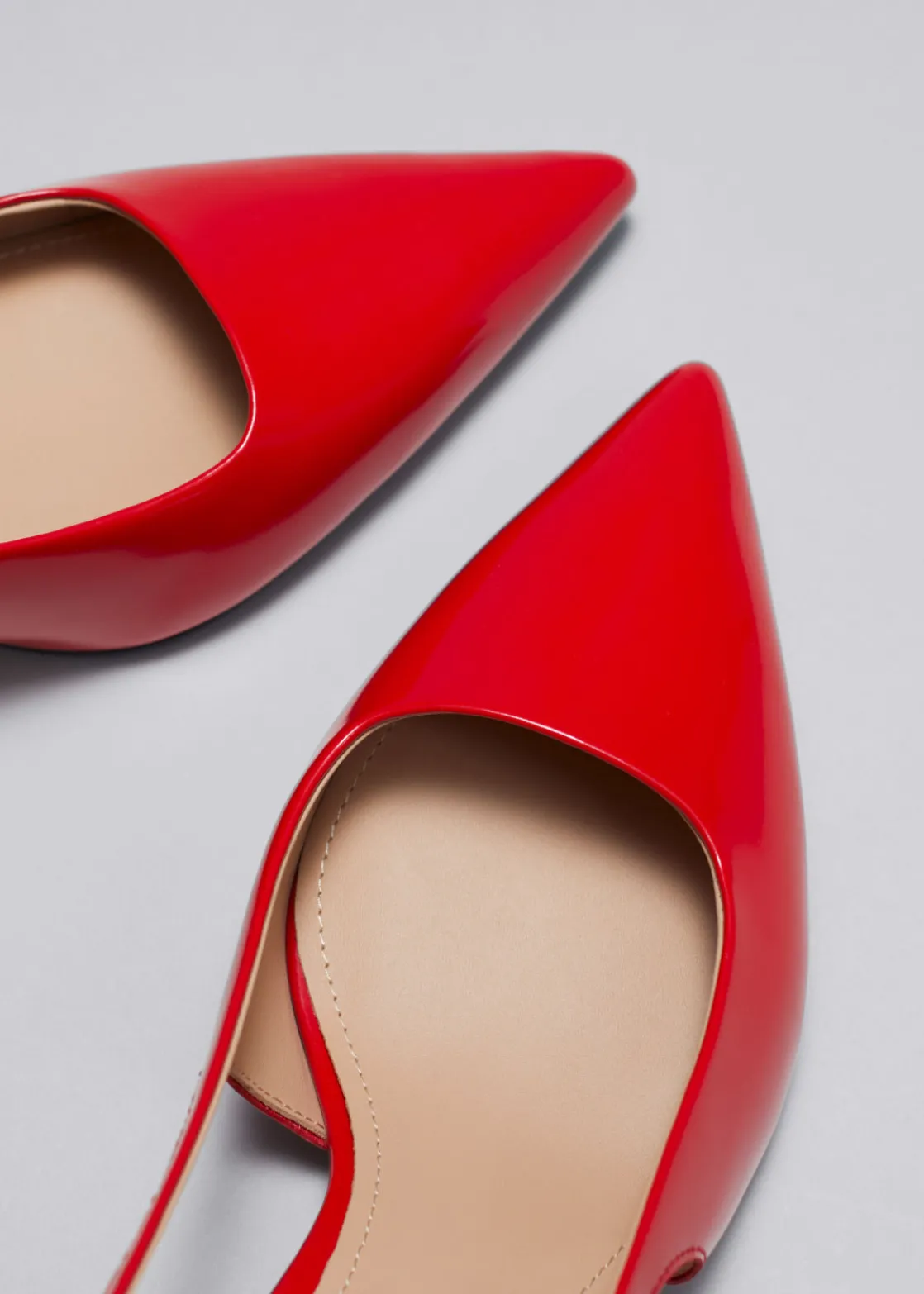 Slingback Leather Pumps