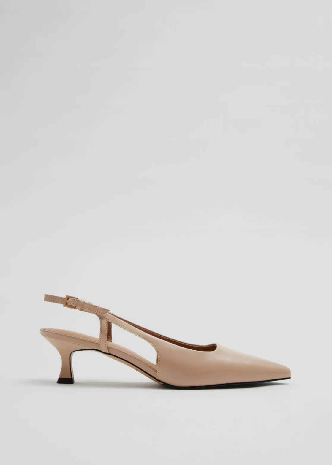 Slingback Leather Pumps
