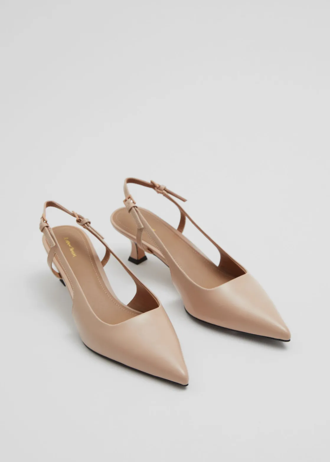 Slingback Leather Pumps