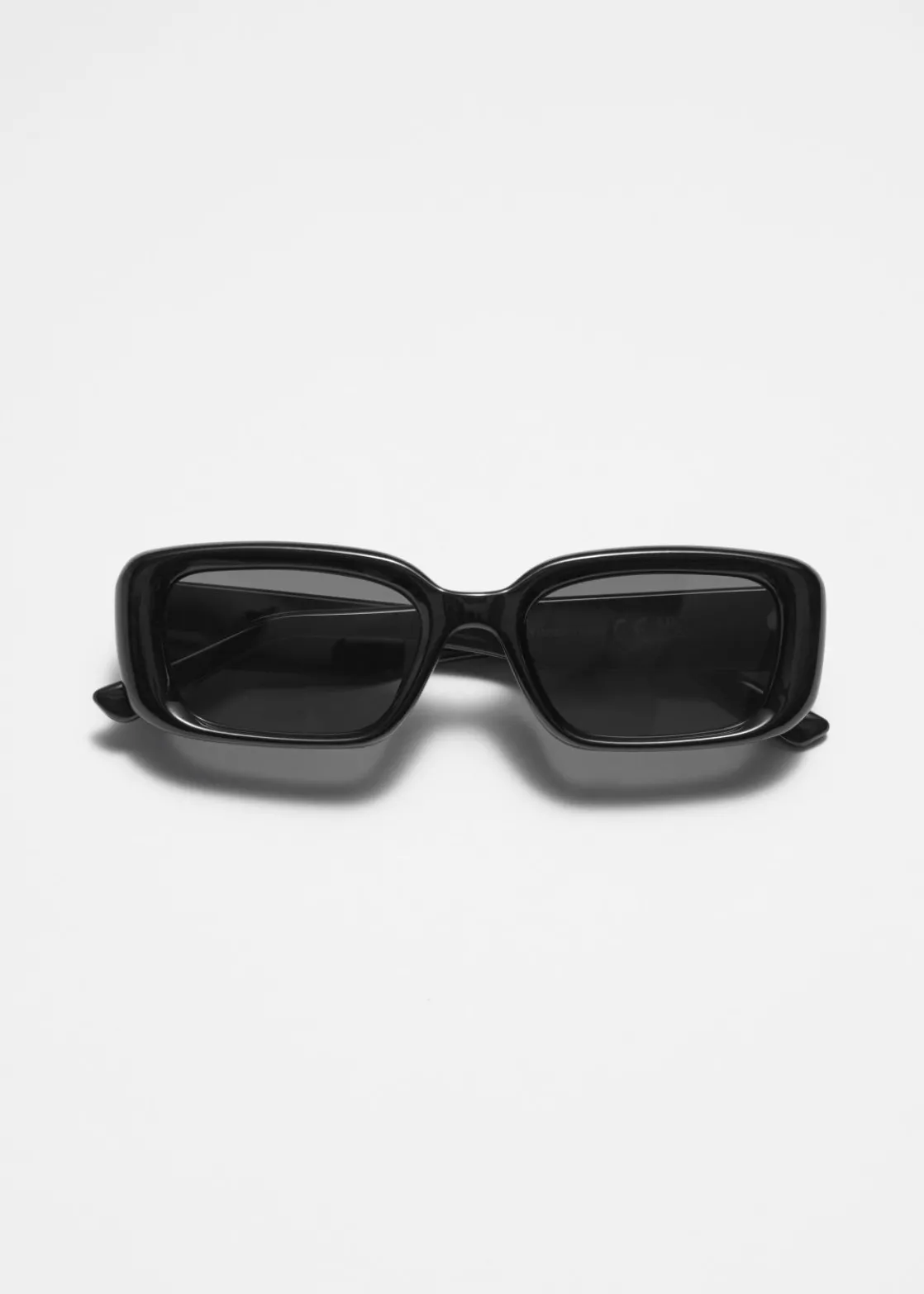 Bold Rectangular-Frame Sunglasses