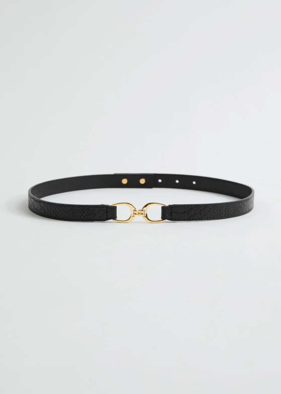 Mid-Waist Leather Belt