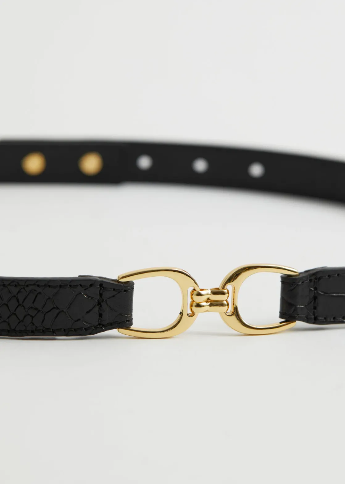 Mid-Waist Leather Belt