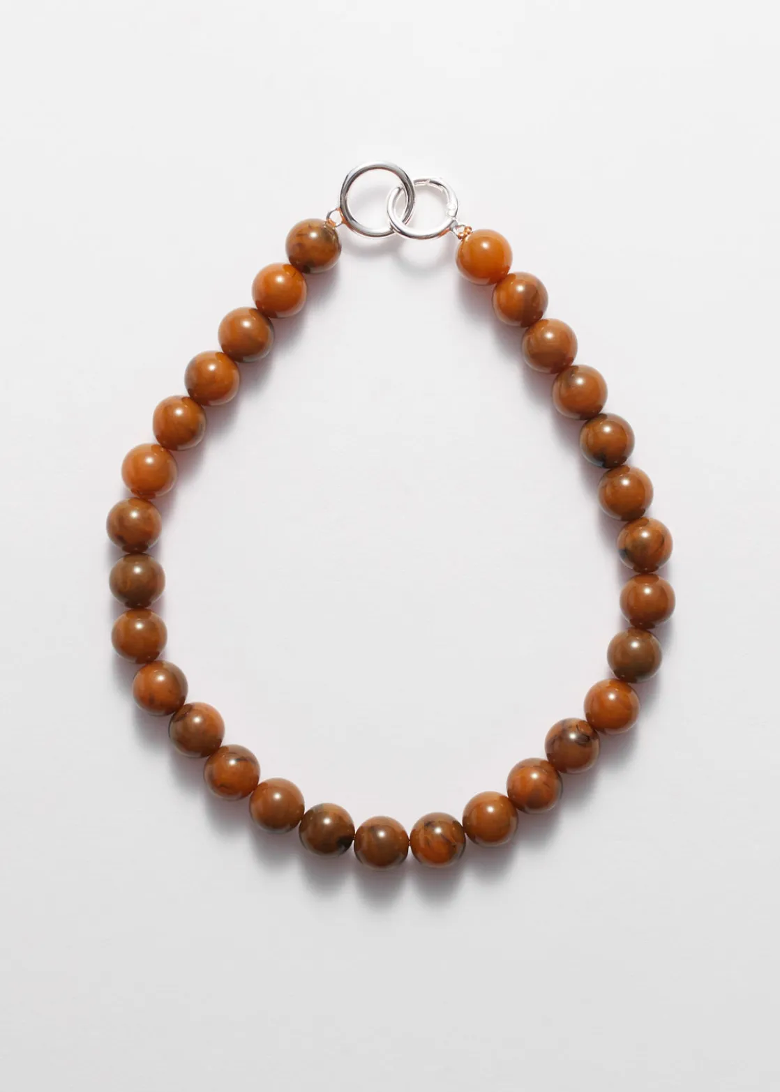 Short Stone Bead Necklace