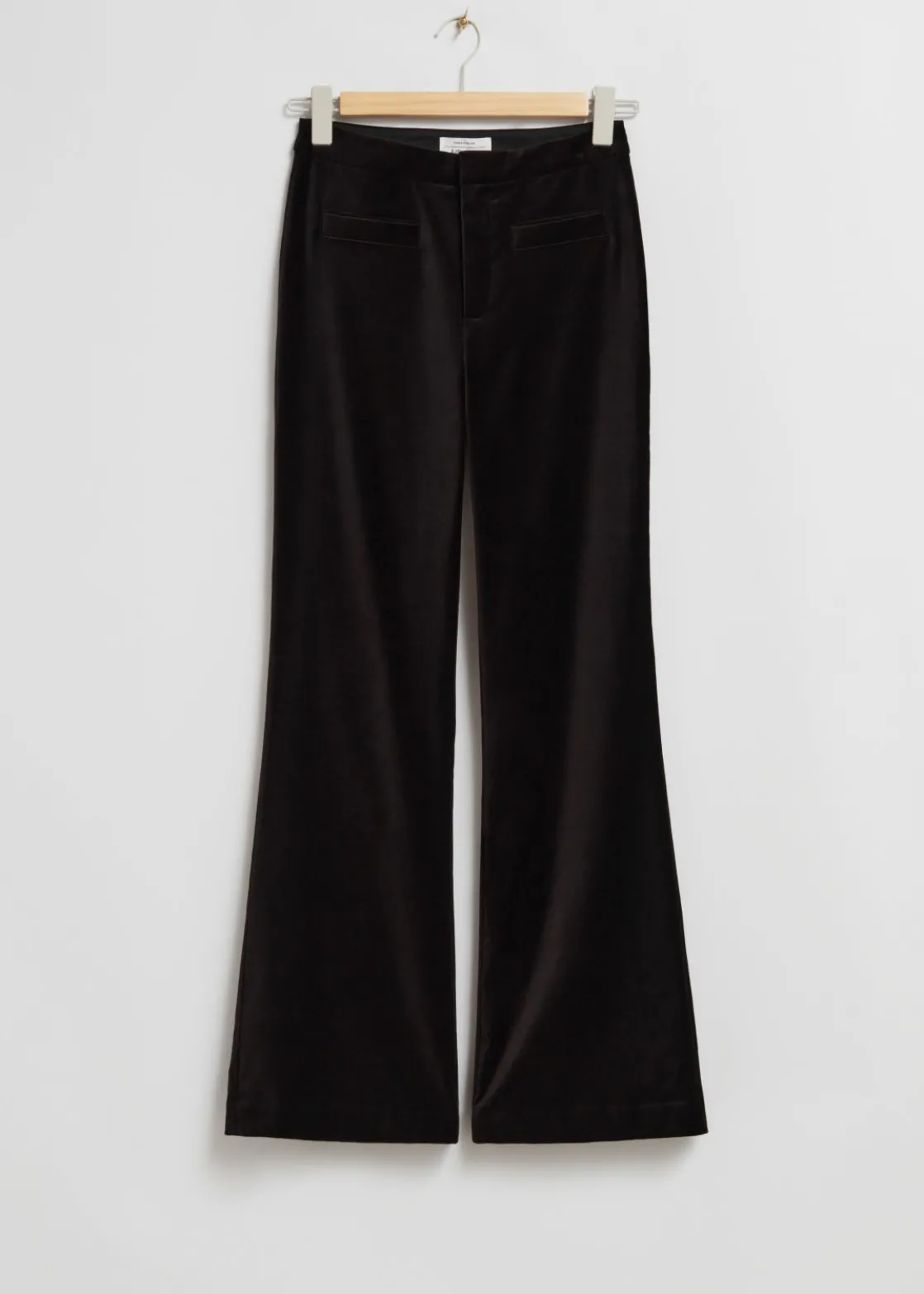 Flared Velvet Trousers